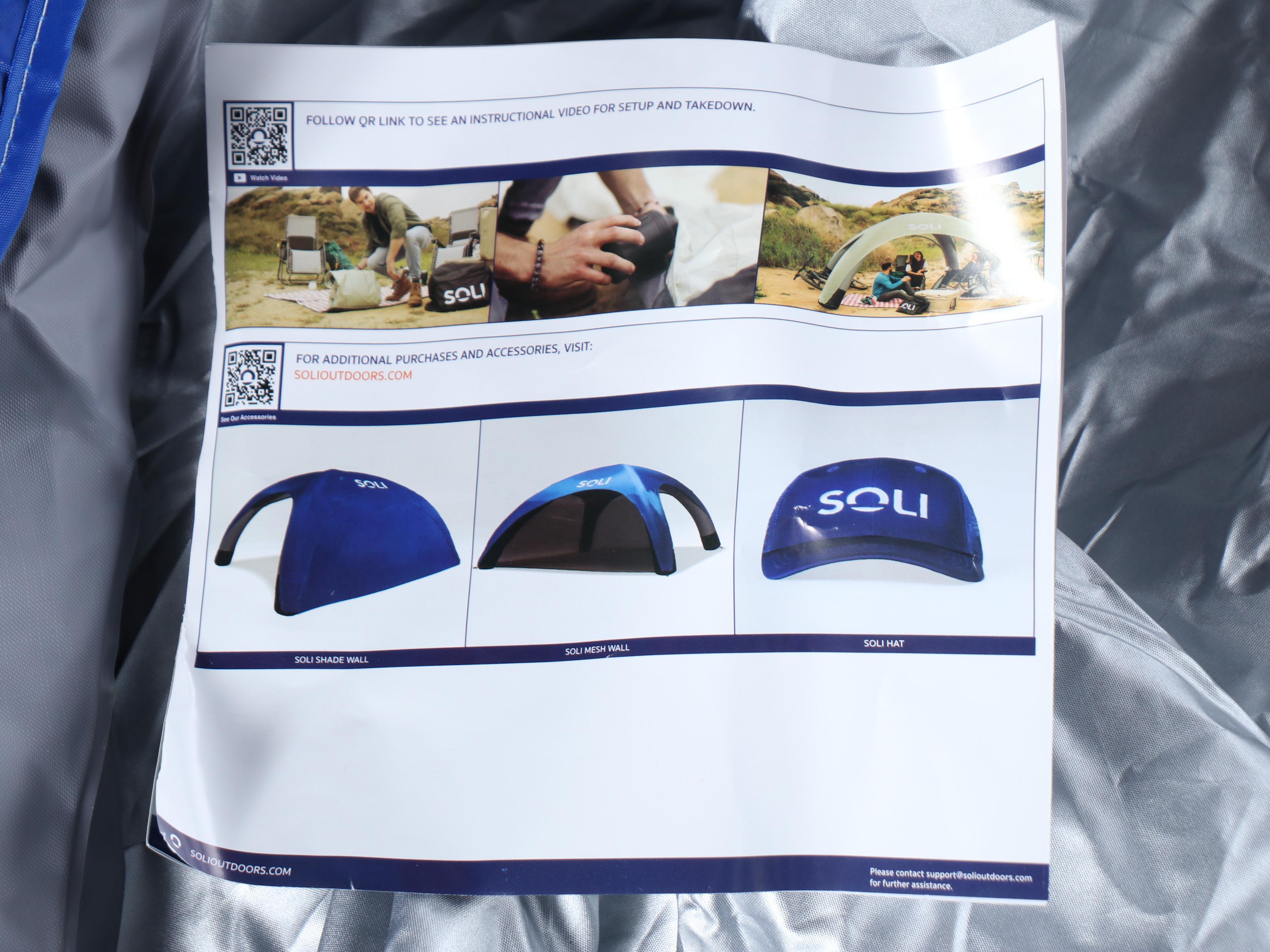 Soli Sun Shade Inflatable Canopy