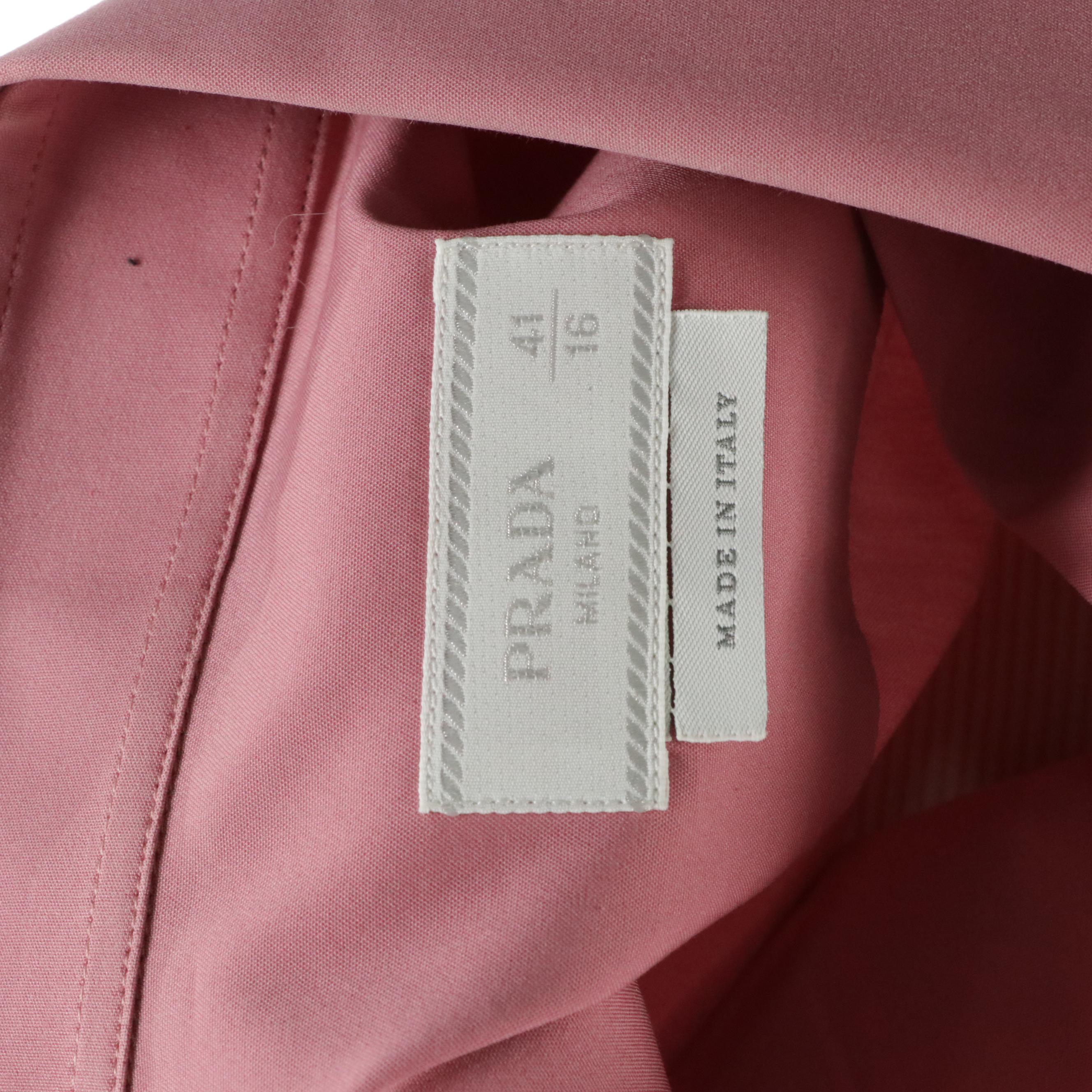 Men's Prada Long Sleeve Dress Shirts