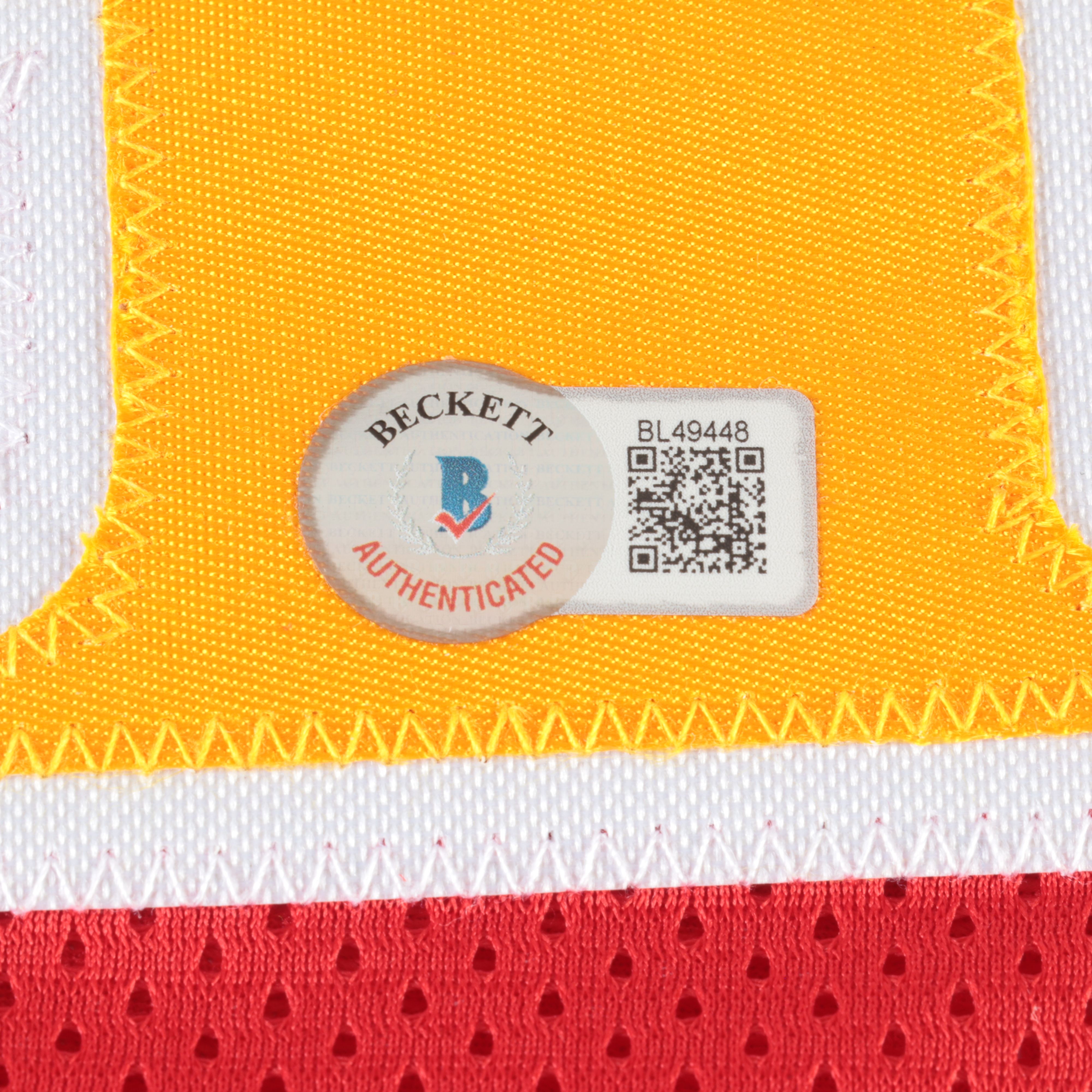 Spud Webb Signed Atlanta Hawks Basketball Jersey, Beckett