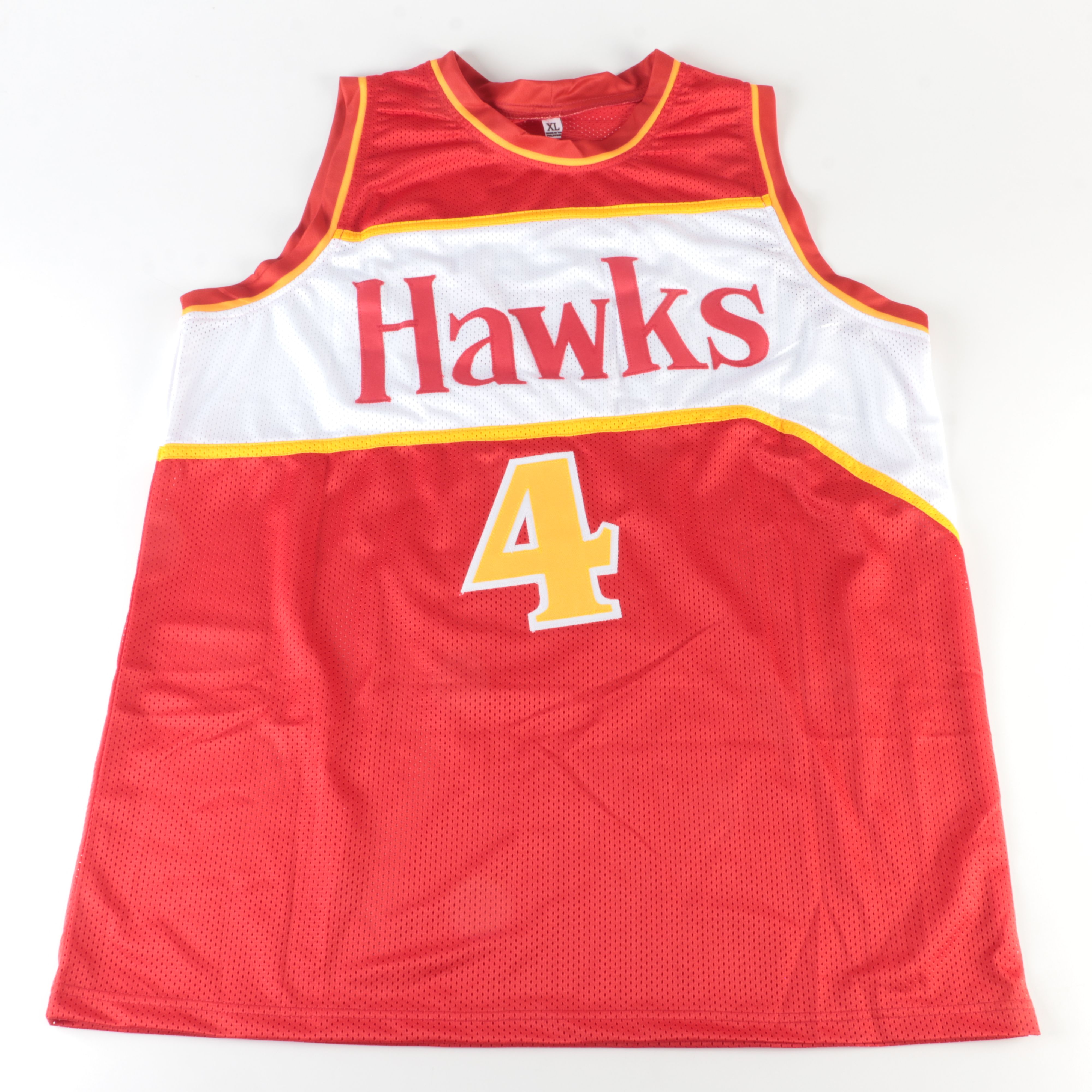 Spud Webb Signed Atlanta Hawks Basketball Jersey, Beckett