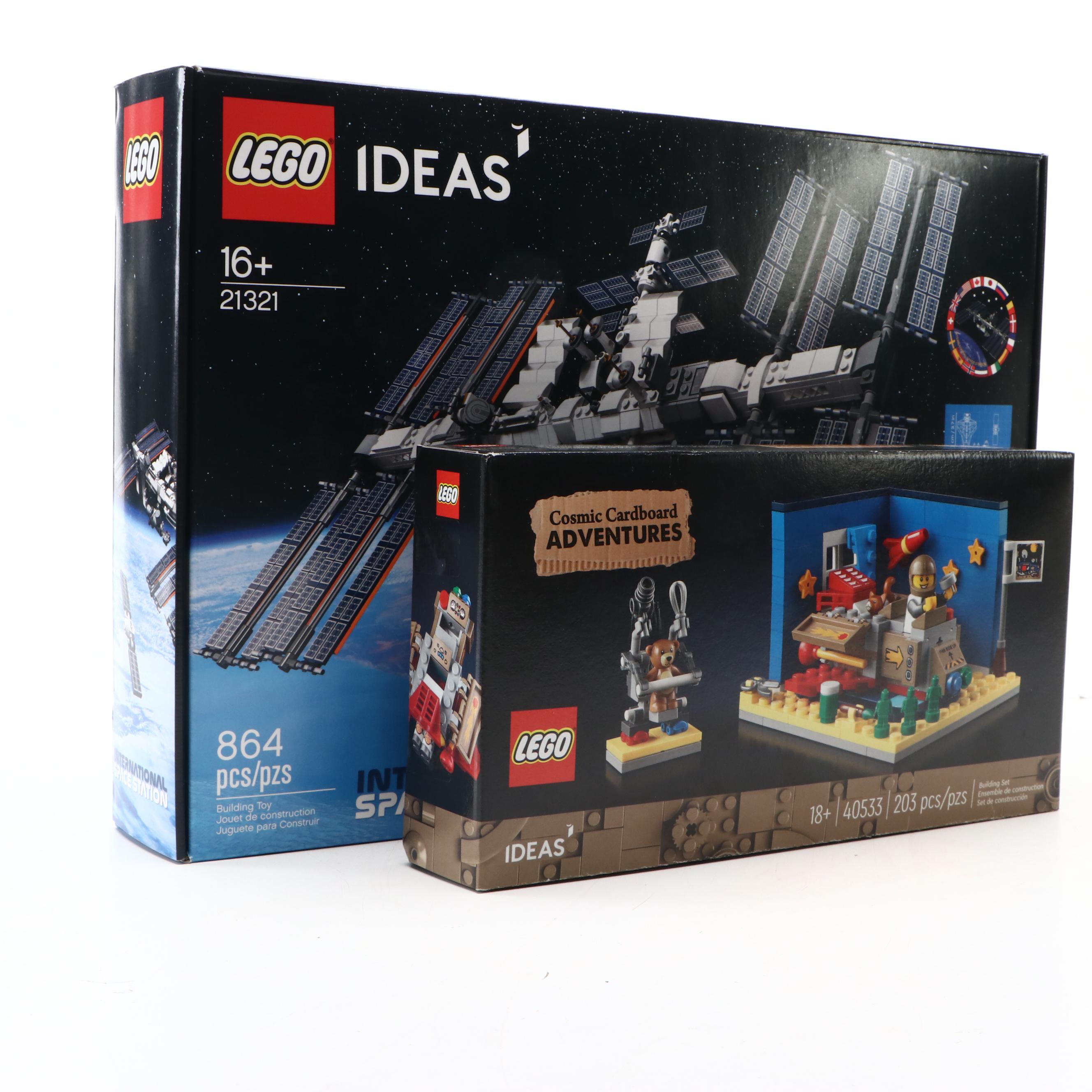 LEGO Ideas 21321 International Space Station and 40533 Sets