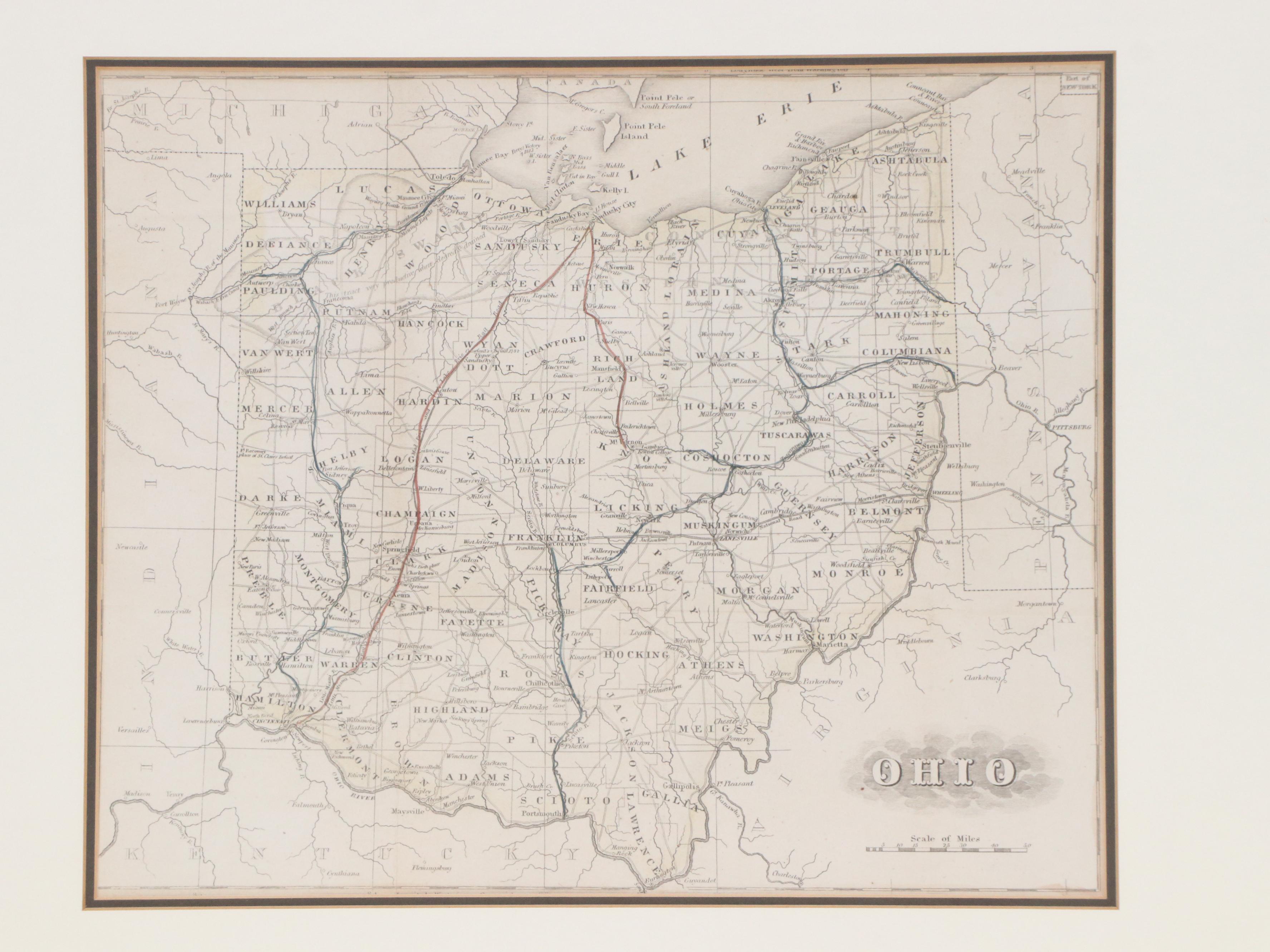 After Bowen Engraving "A Map of the British American Plantations" and More Maps