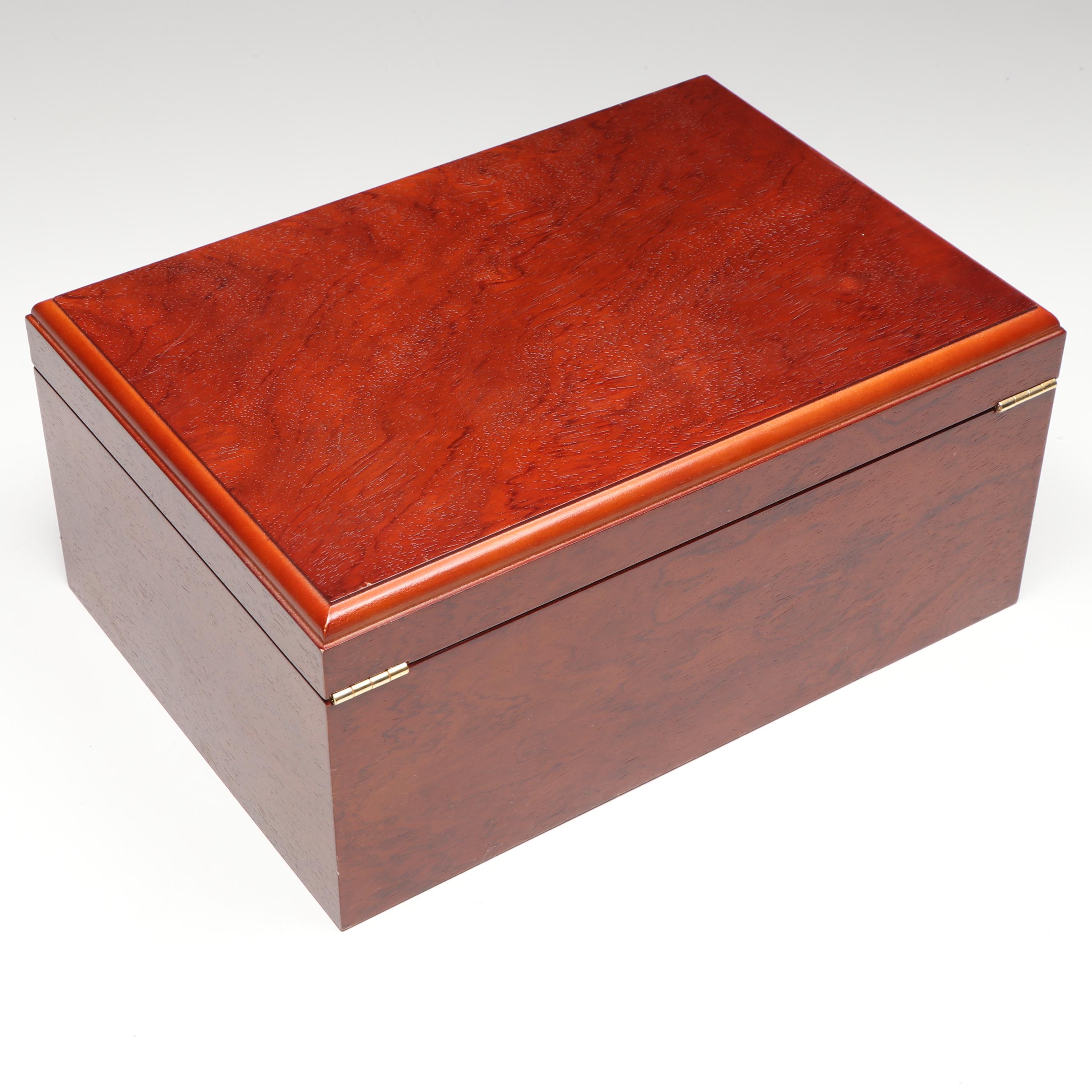 Cigar Humidors With J.C. Pendergast Humidifier, Hygrometers, More Accessories