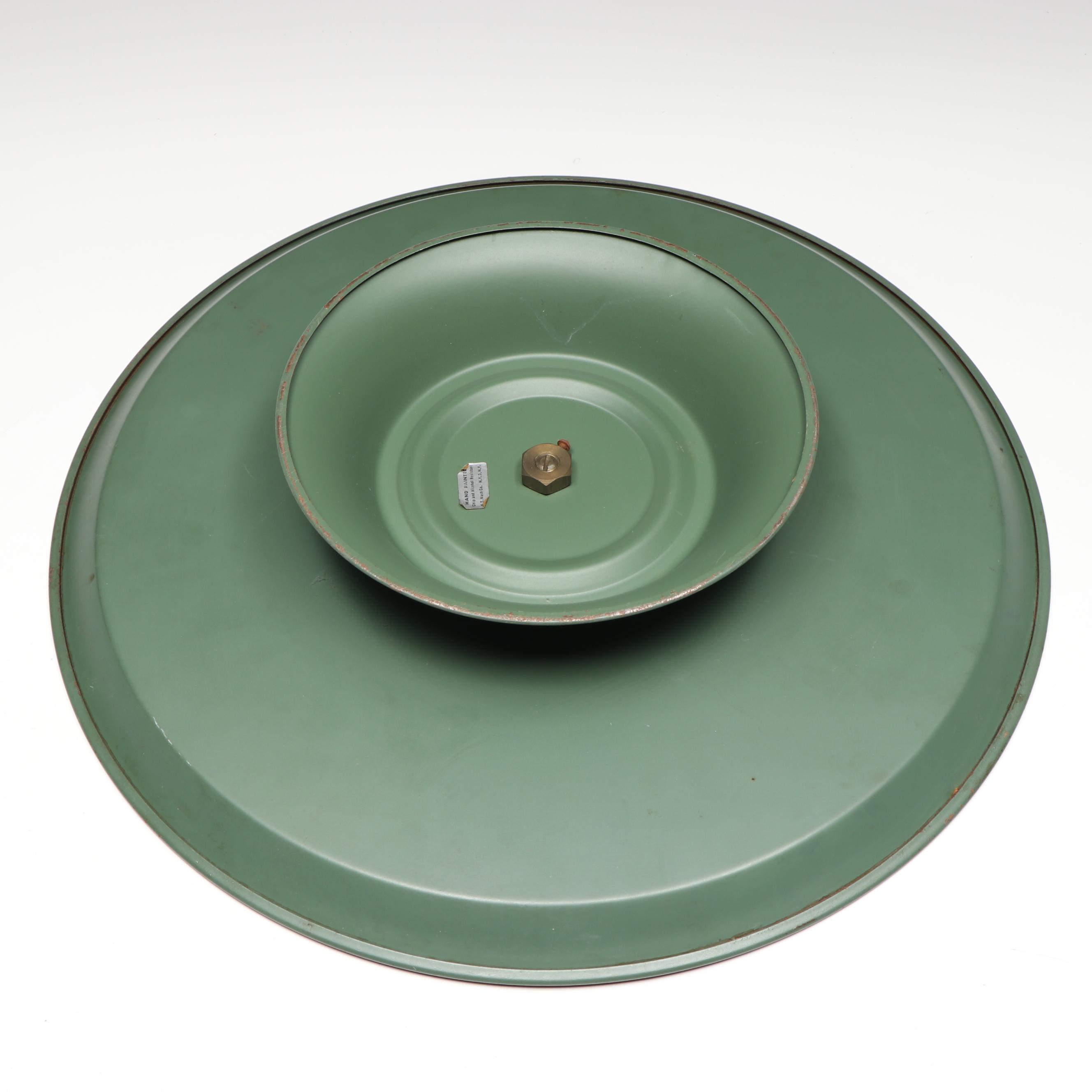 E.T. Nash Co. Hand-Painted Floral Footed Tray and Rococo Style Porcelain Tea Set