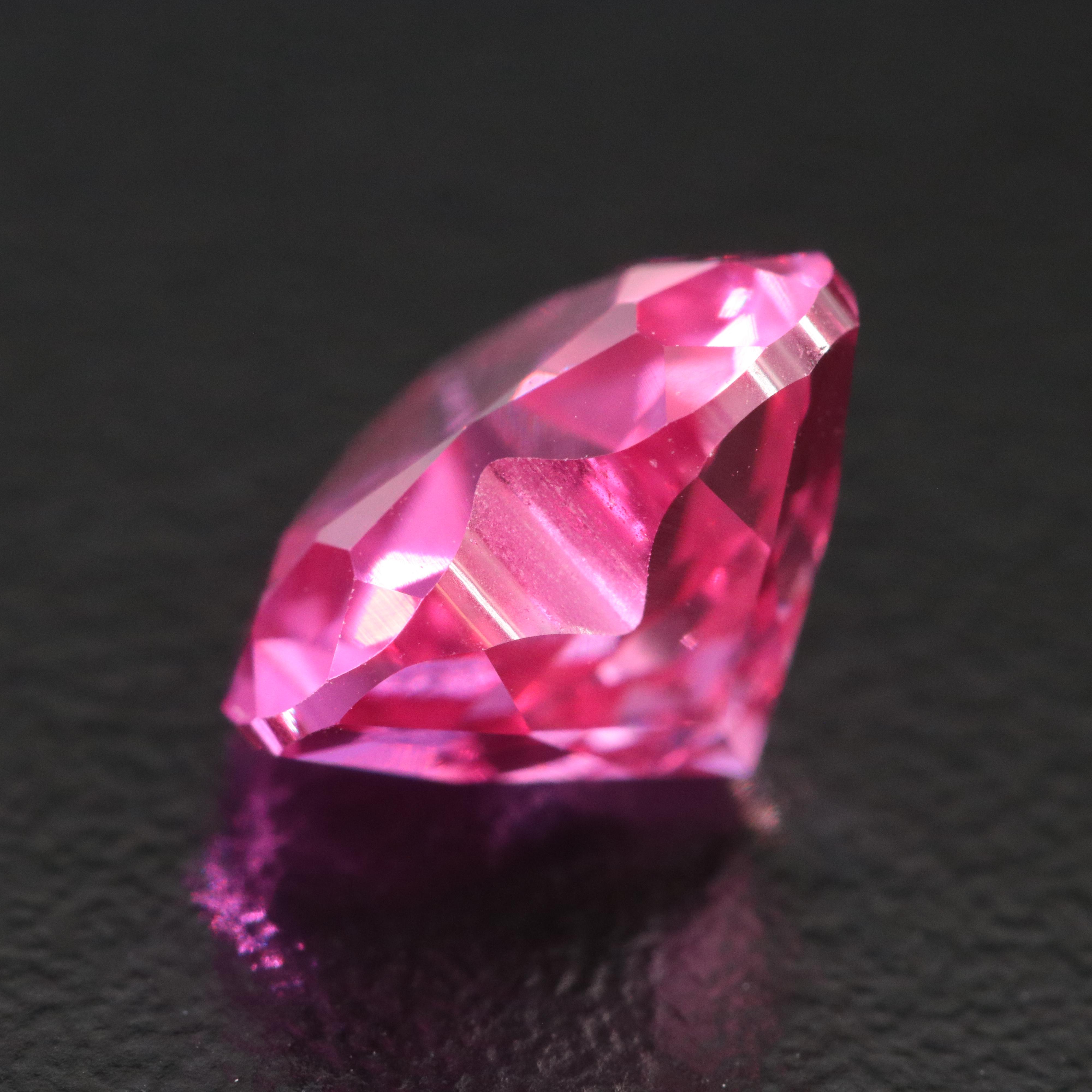 Loose 4.62 CT Lab Grown Ruby