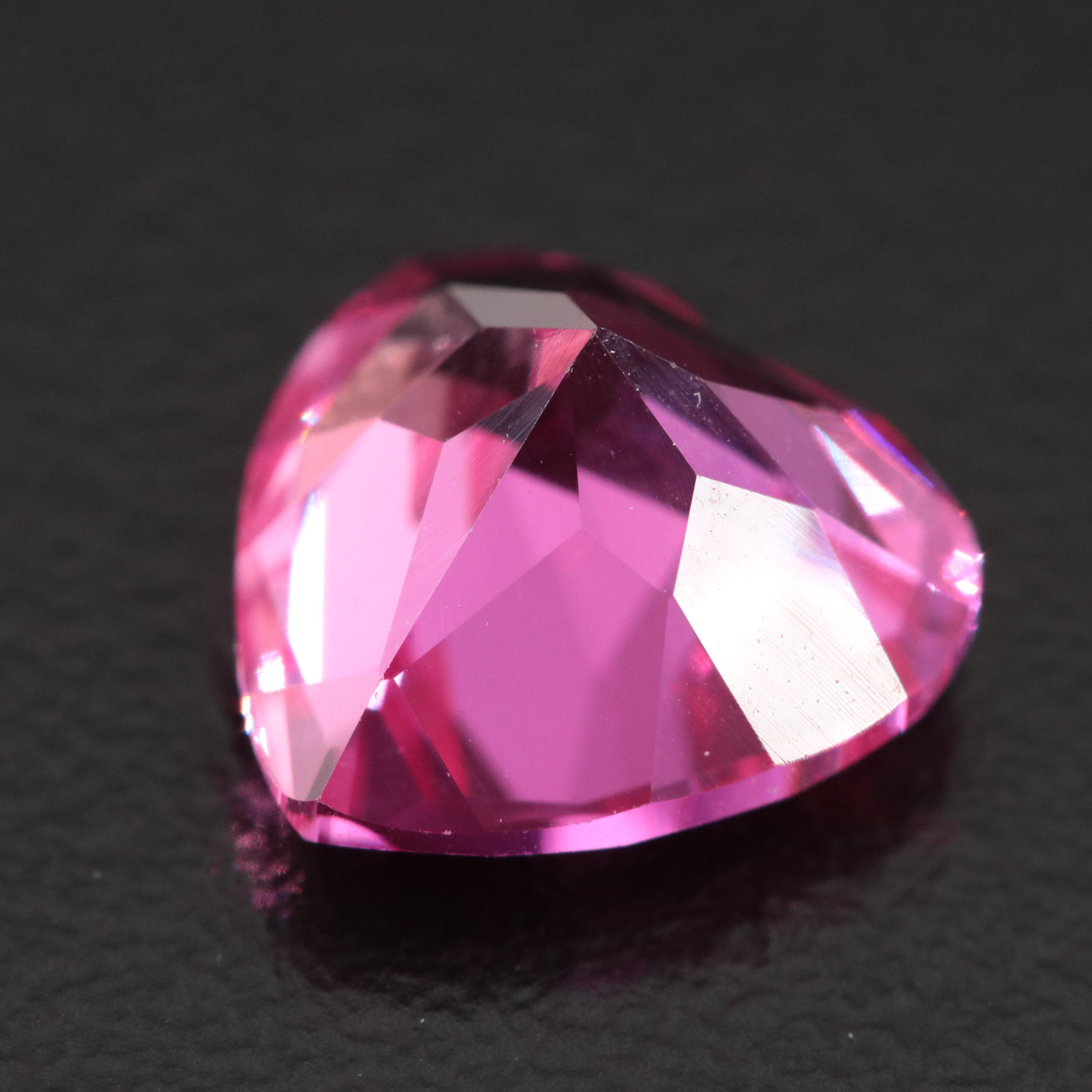 Loose 4.62 CT Lab Grown Ruby