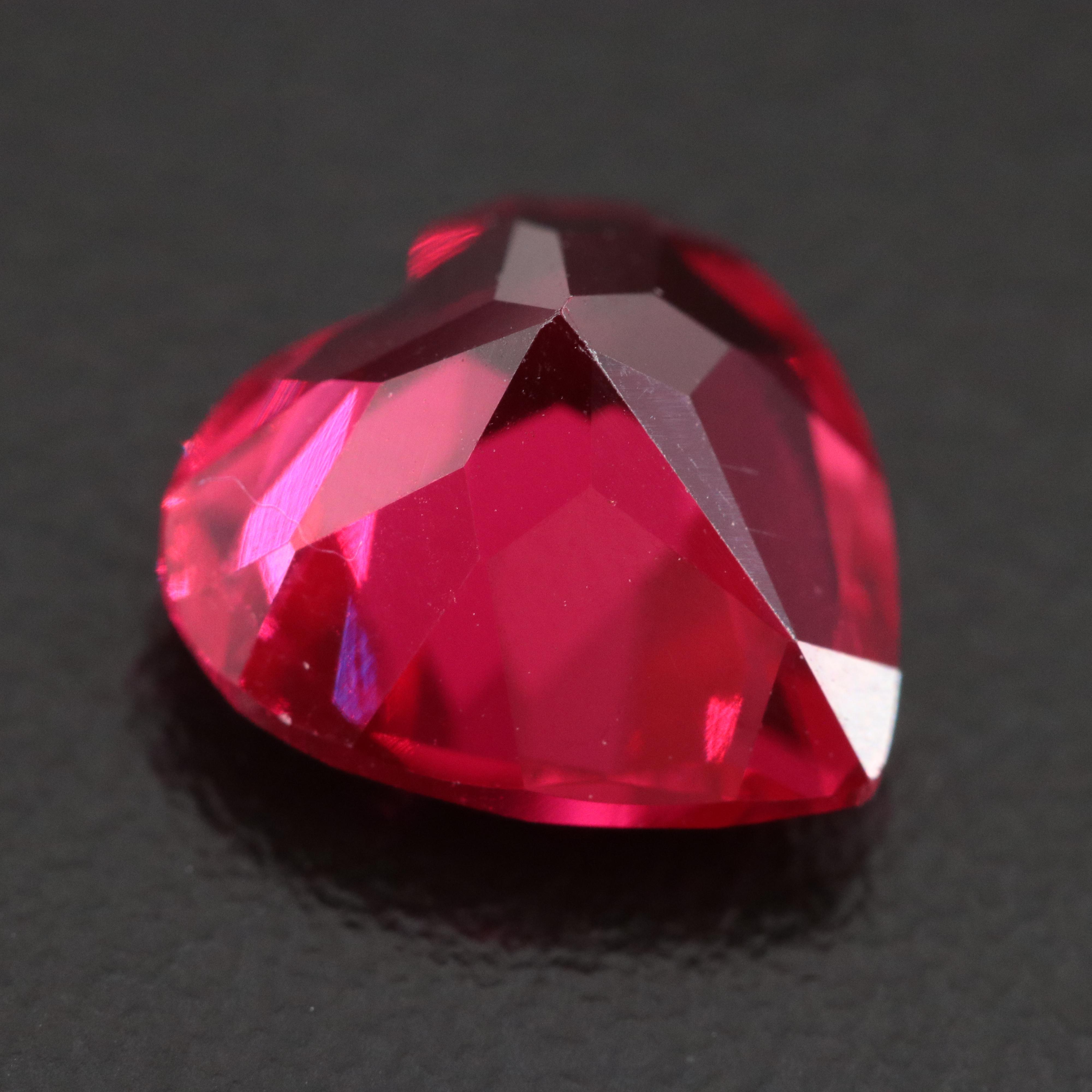 Loose 4.64 CT Lab Grown Ruby