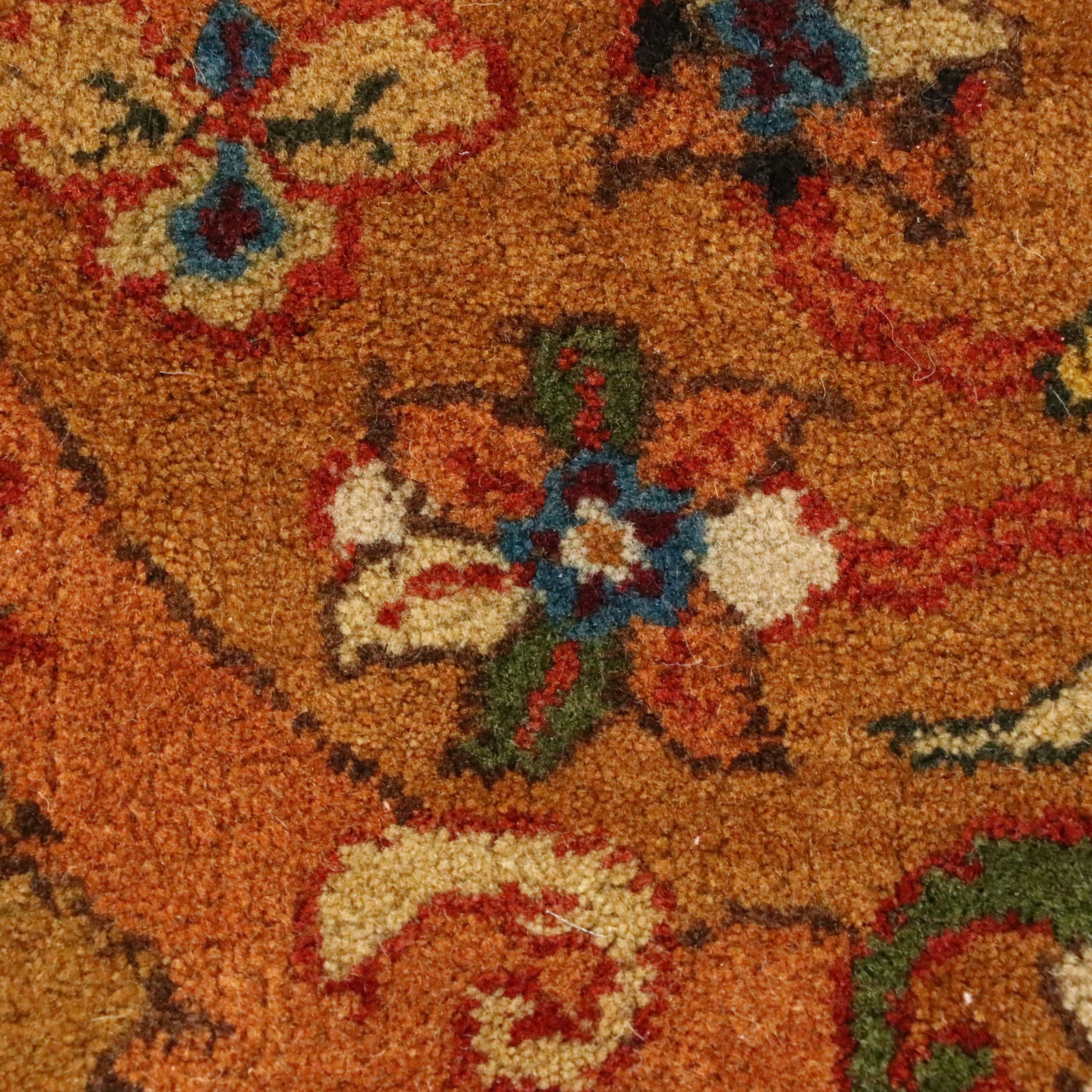 6'1 x 6'1 Square Hand-Knotted Persian Tabriz Area Rug