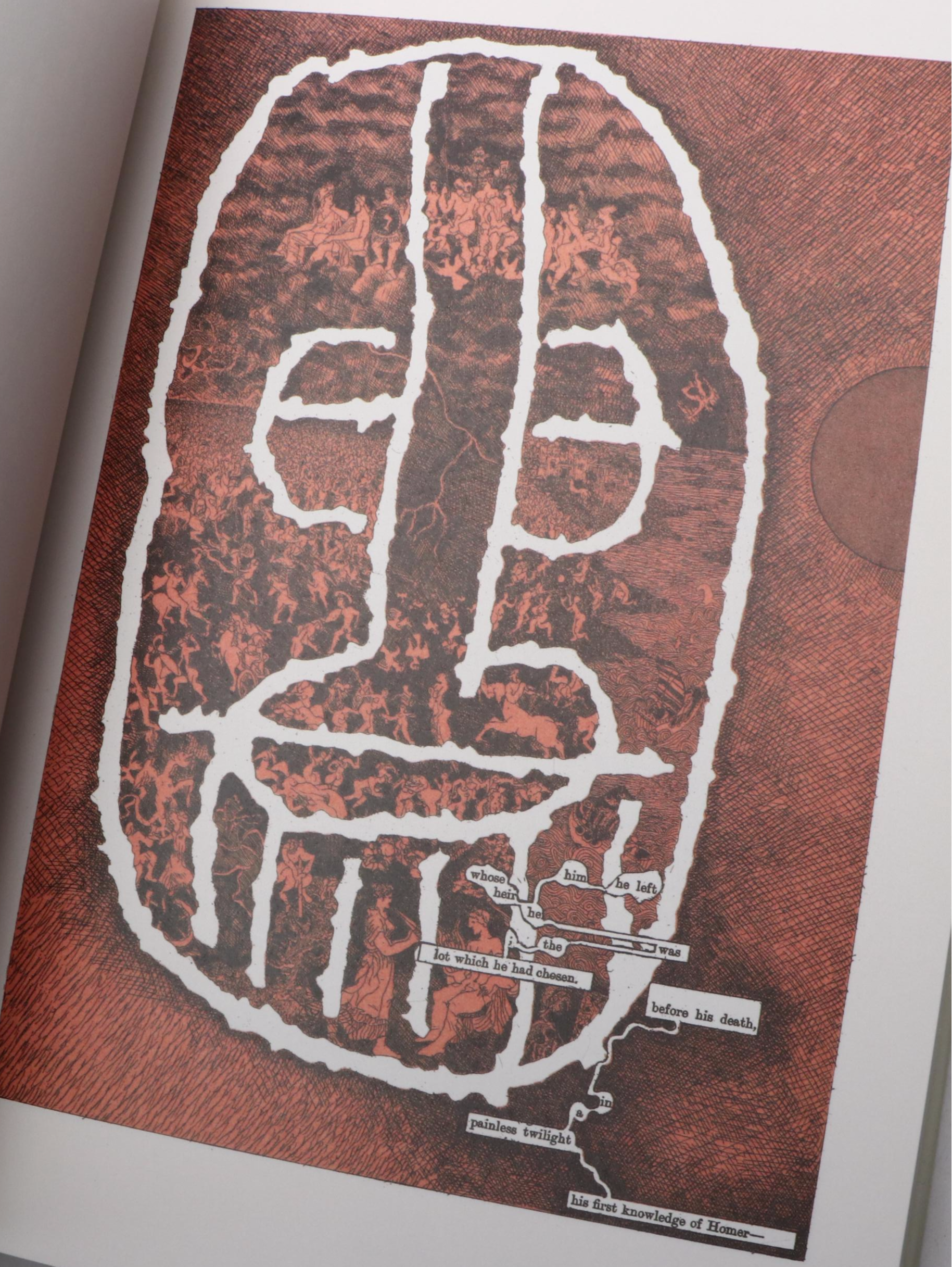 Tom Phillips Signed and Illustrated "Dante's Inferno" by Dante Alighieri, 1985