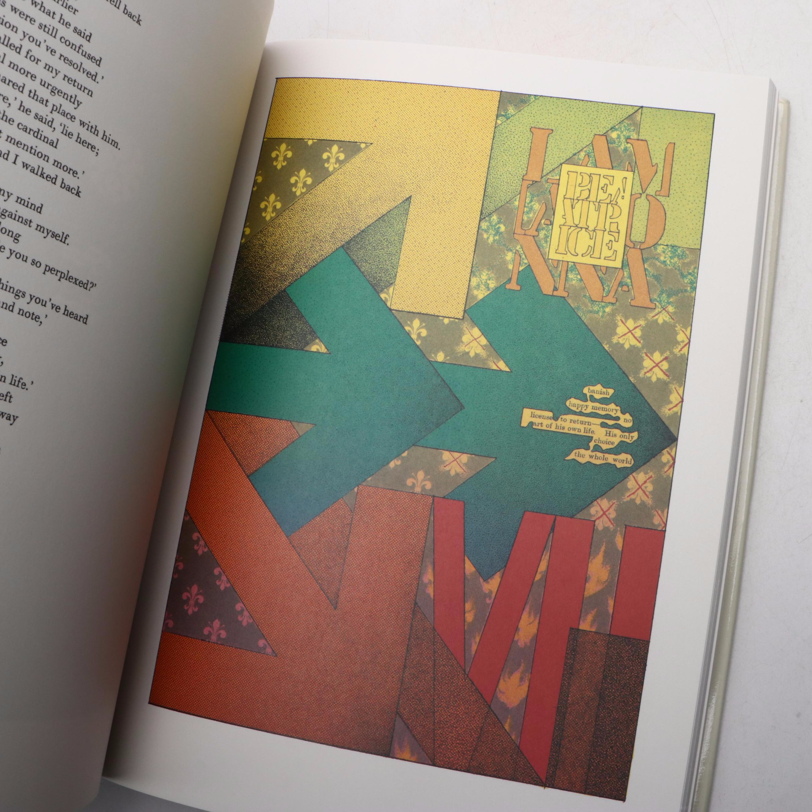 Tom Phillips Signed and Illustrated "Dante's Inferno" by Dante Alighieri, 1985