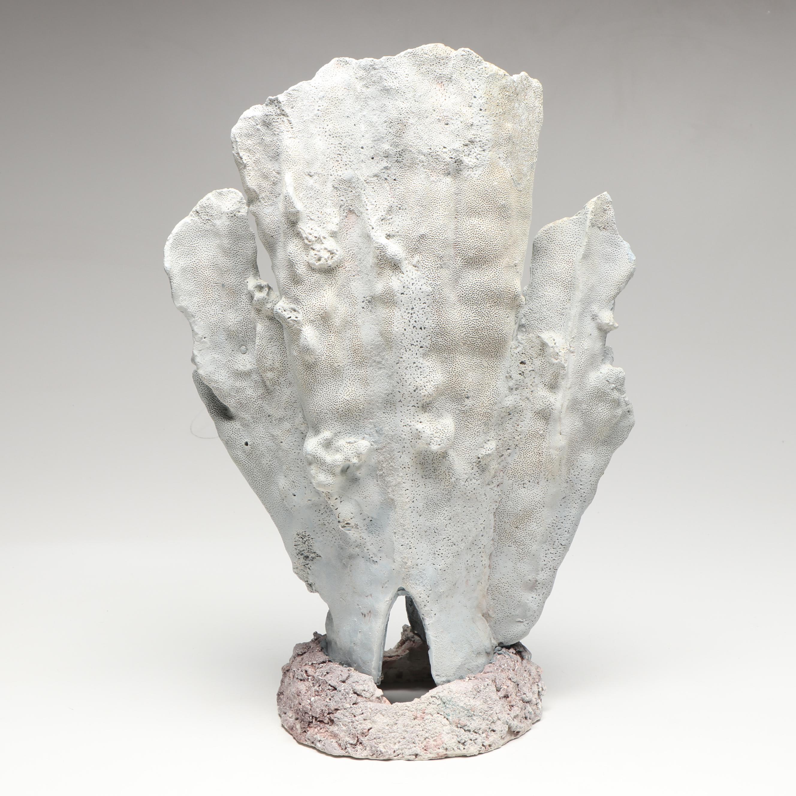 Blue Ridge Coral Specimen in Aggregate Base