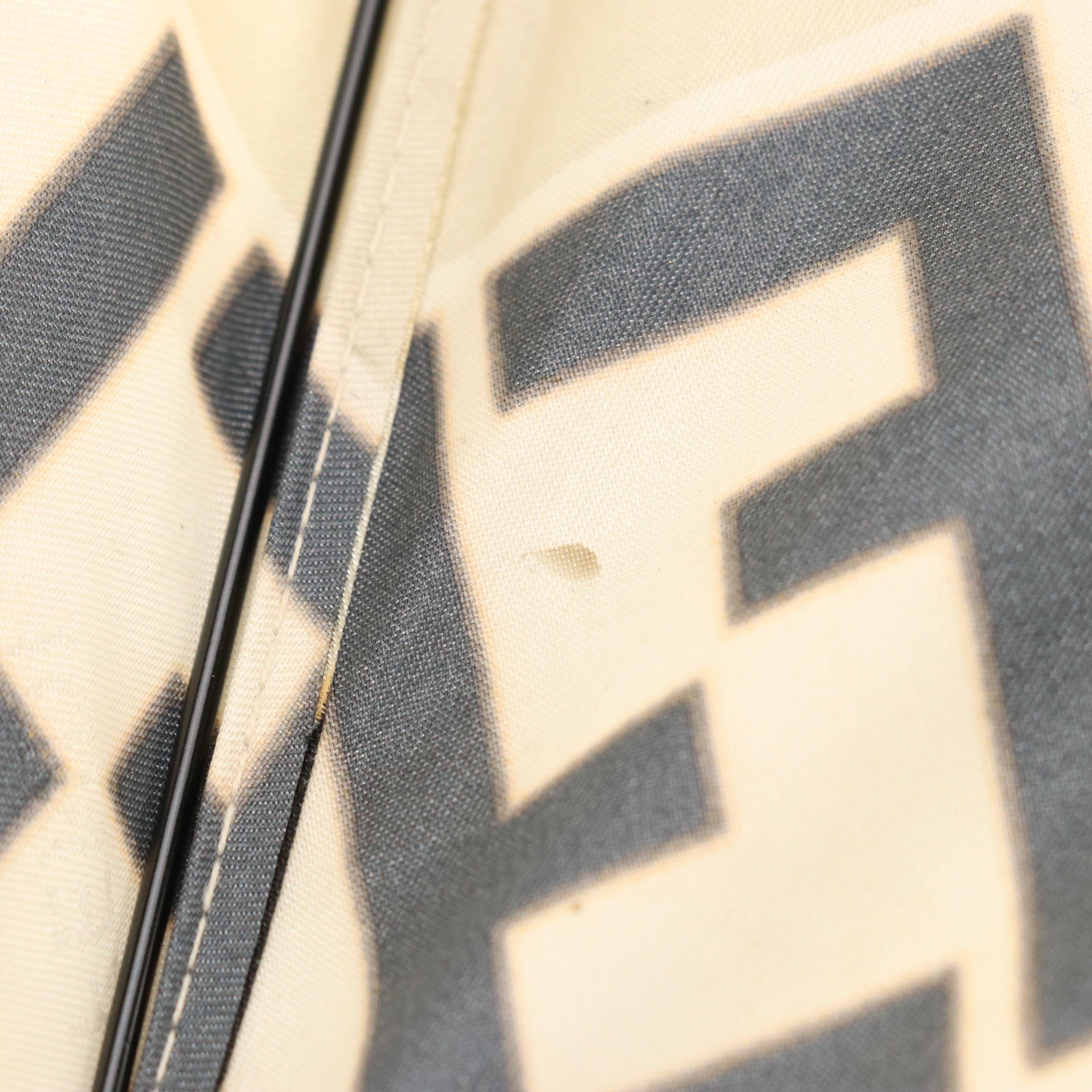 Fendi by Moonbat Folding Travel Umbrella in Zucca Edge Jacquard Fabric