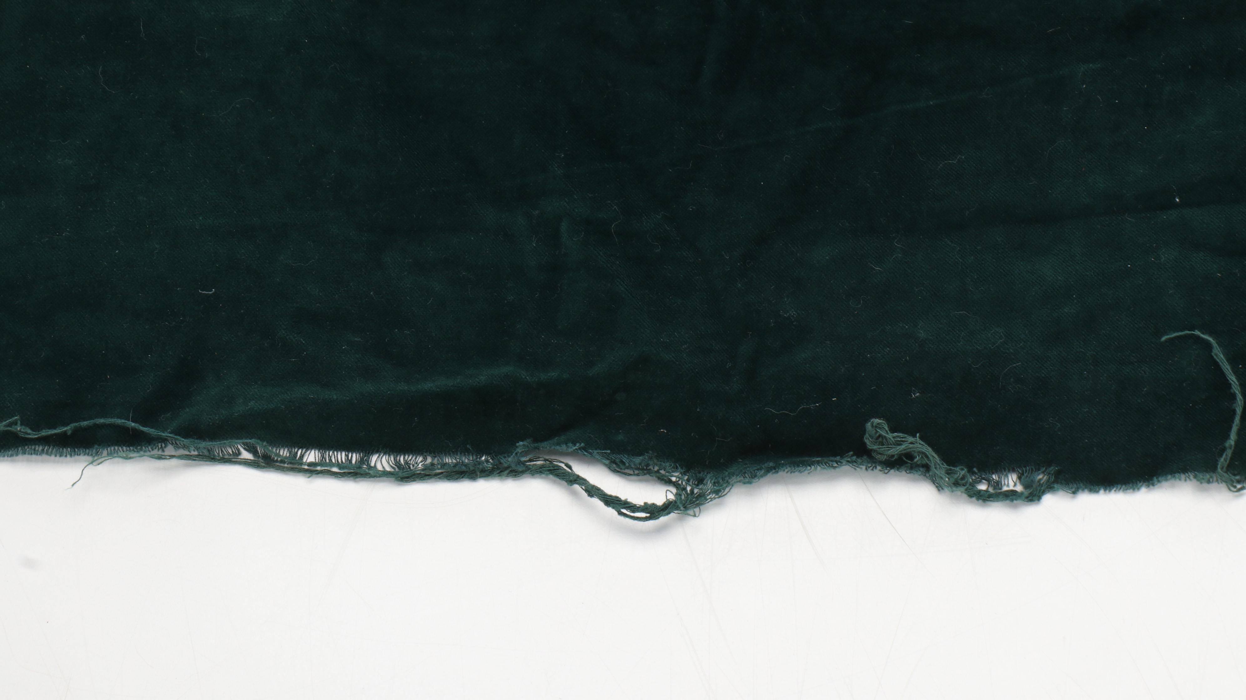 Green Velvet and Other Upholstery Fabric Bolts