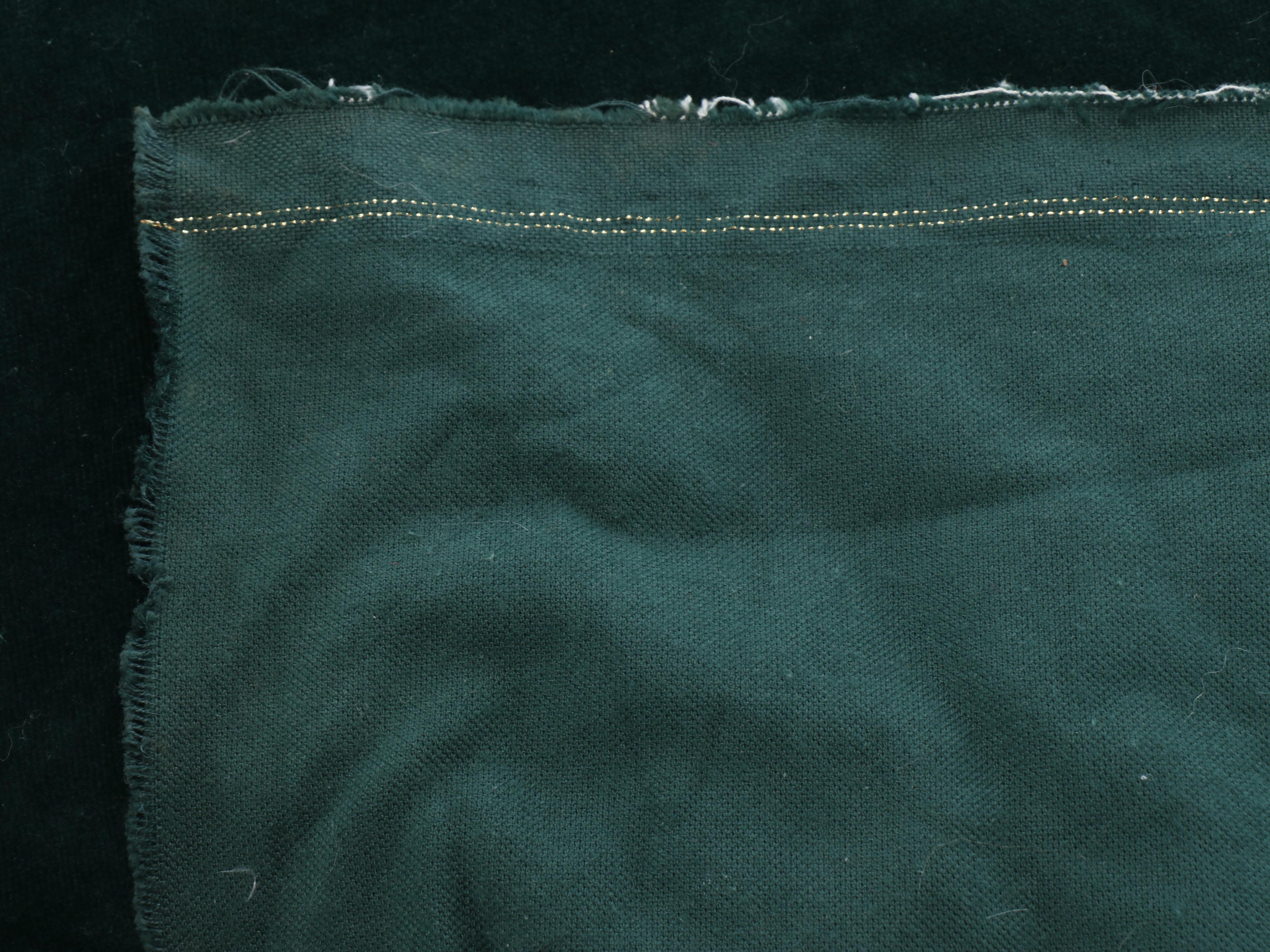 Green Velvet and Other Upholstery Fabric Bolts