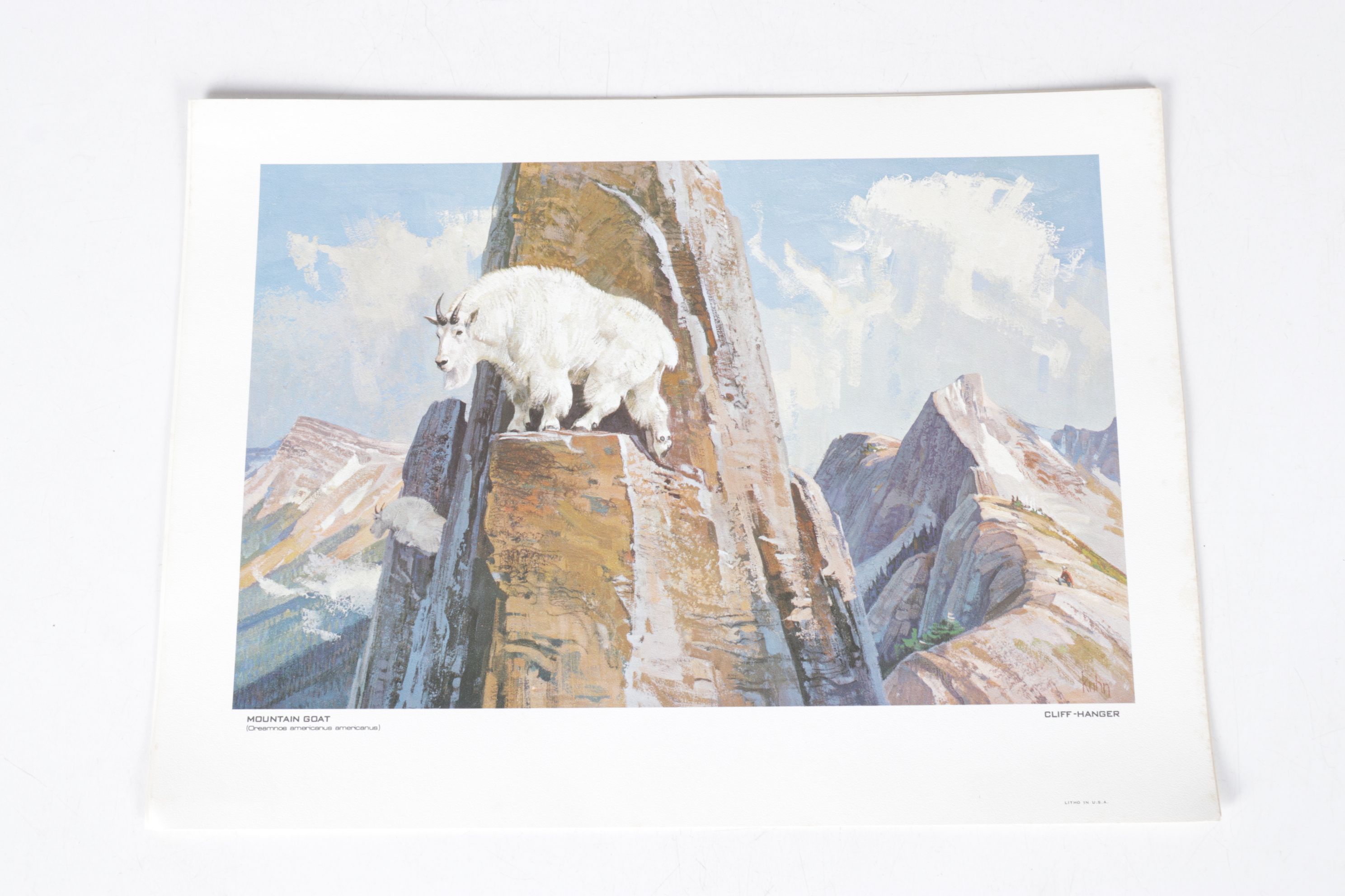 Bob Kuhn Offset Lithograph Collection "Remington's Portfolio of Big Game"