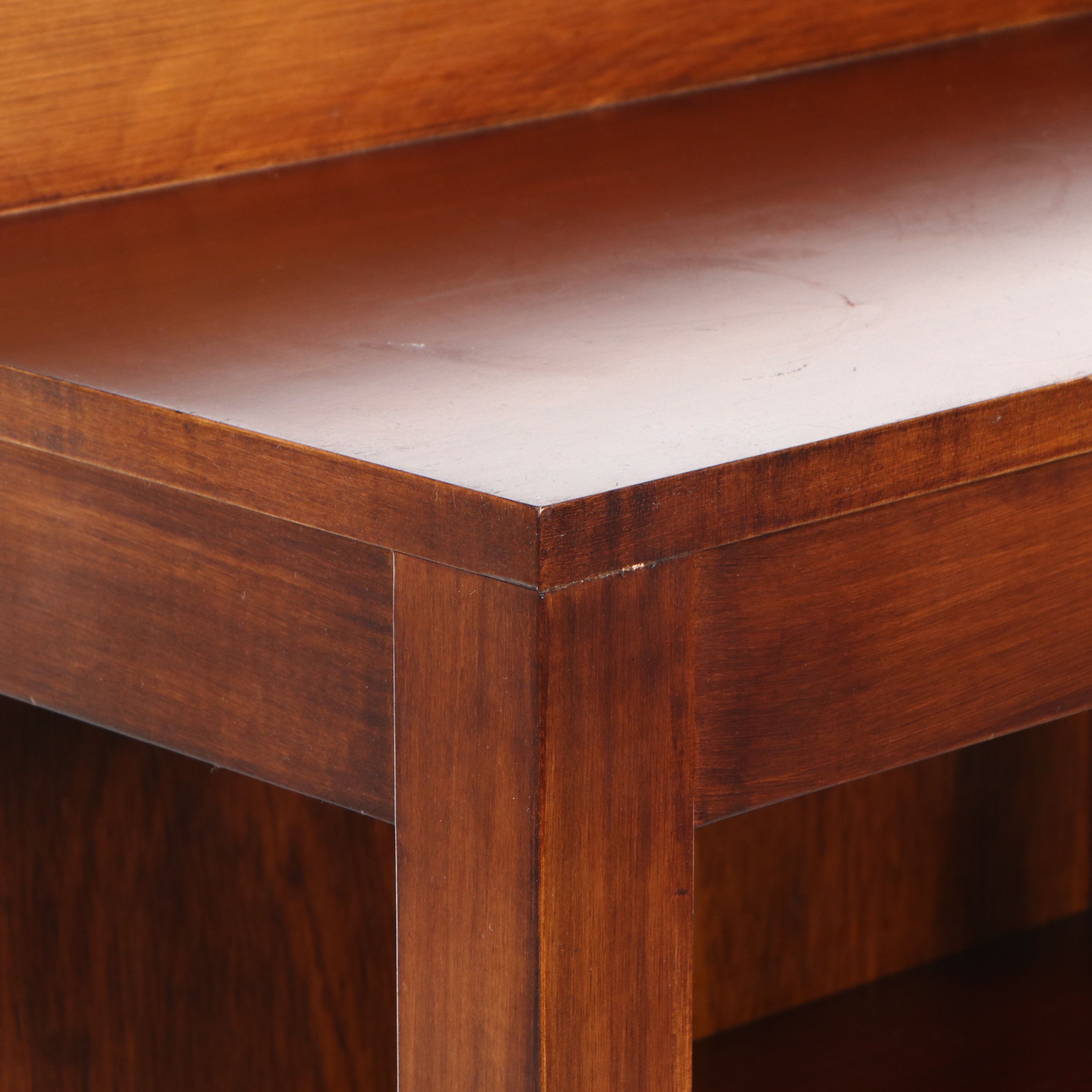 Pair of Romweber Shaker Style Cherry Finish  Bookcases