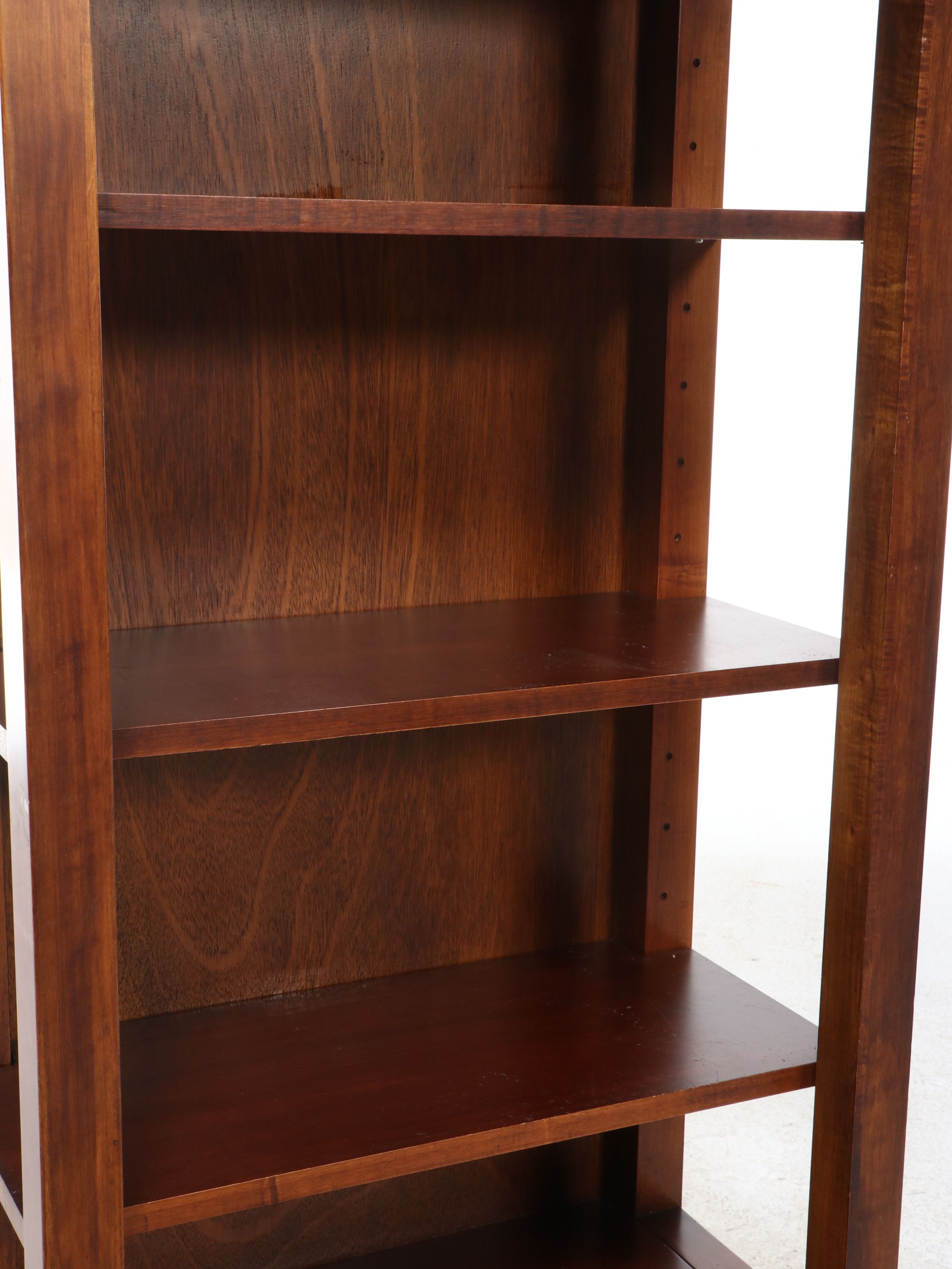 Pair of Romweber Shaker Style Cherry Finish  Bookcases
