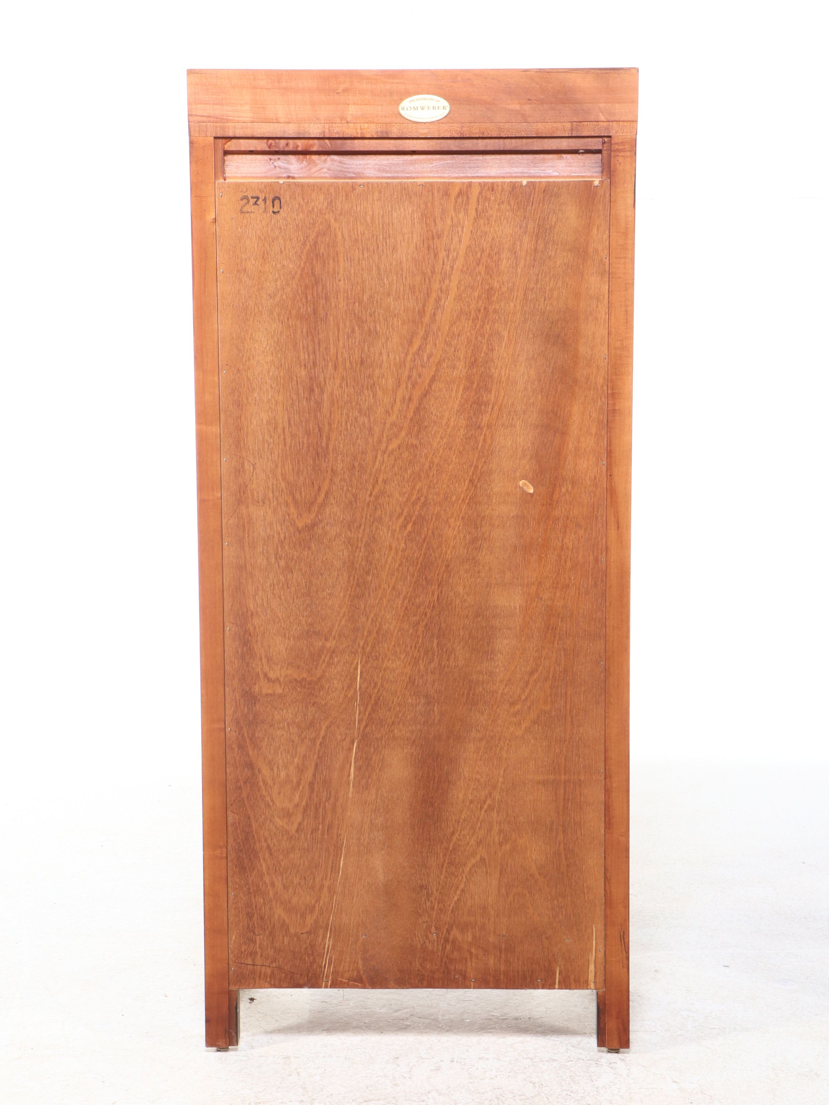 Pair of Romweber Shaker Style Cherry Finish  Bookcases