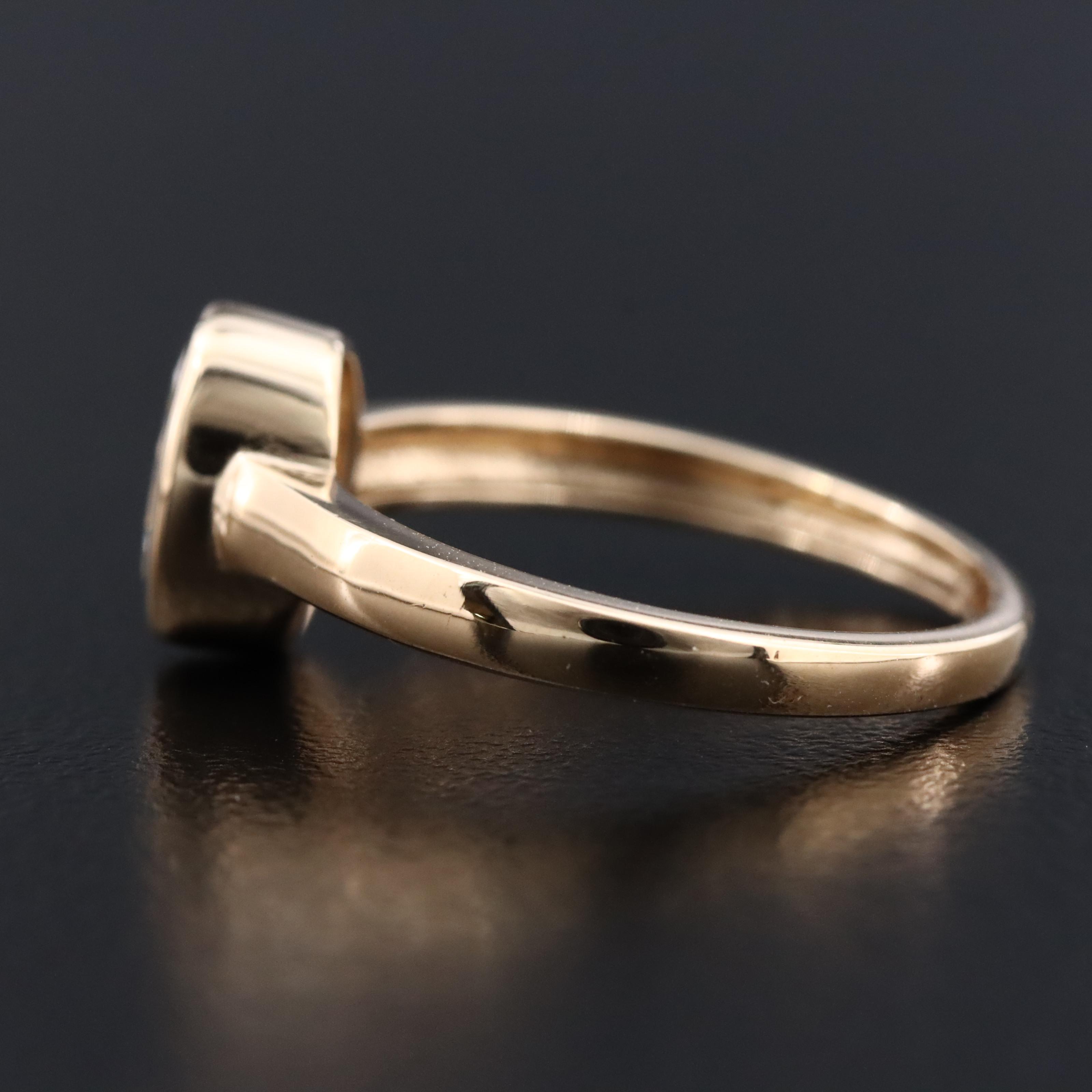 18K 0.90 CT Diamond Solitaire Ring with GIA Diamond Dossier