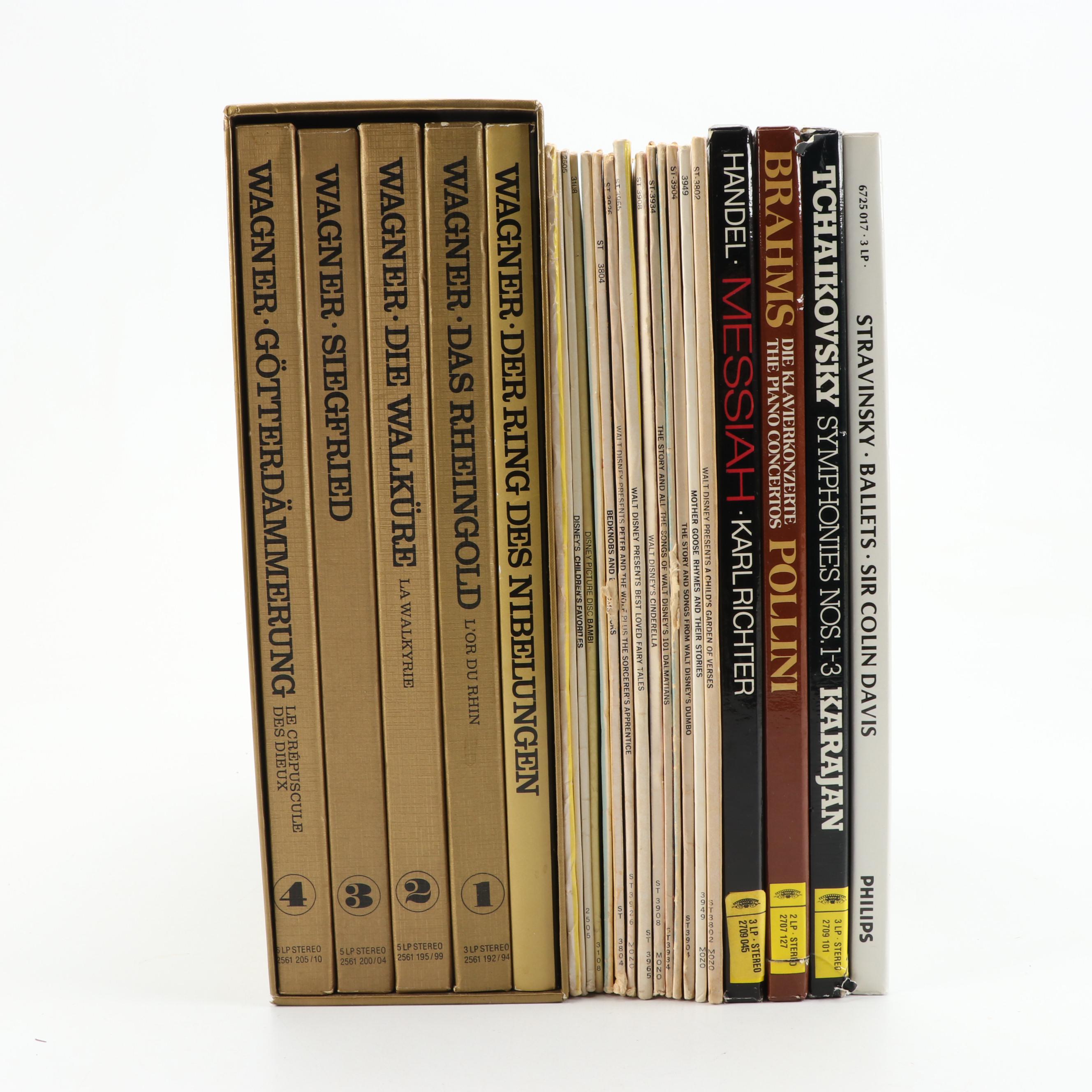Wagner "Ring of the Nibelungen" Full Set, Classical & Walt Disney Vinyl Records