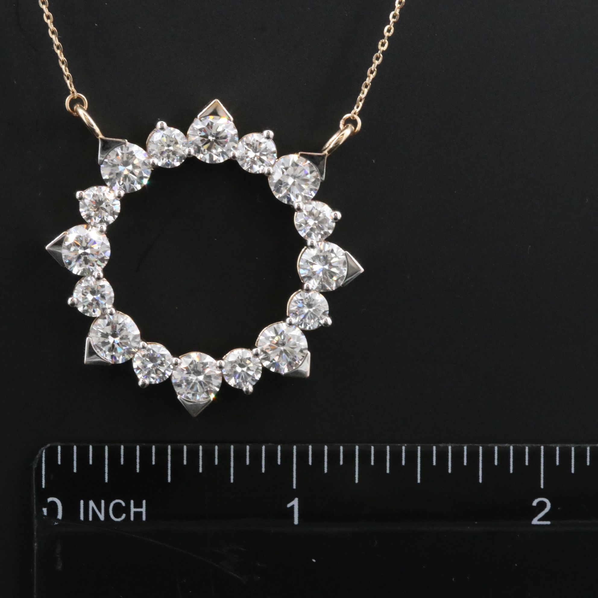 14K 5.90 CTW Lab Grown Diamond Necklace