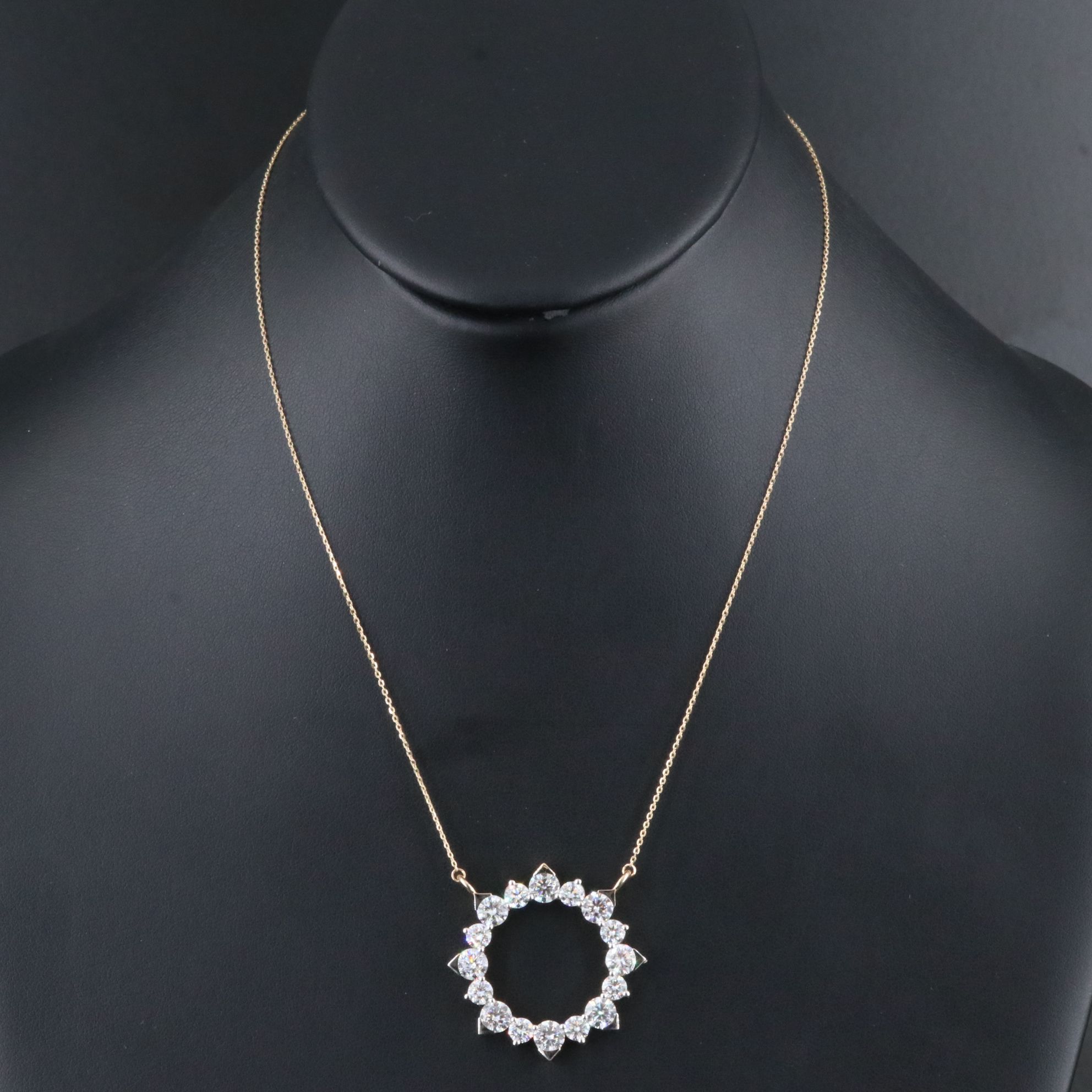 14K 5.90 CTW Lab Grown Diamond Necklace