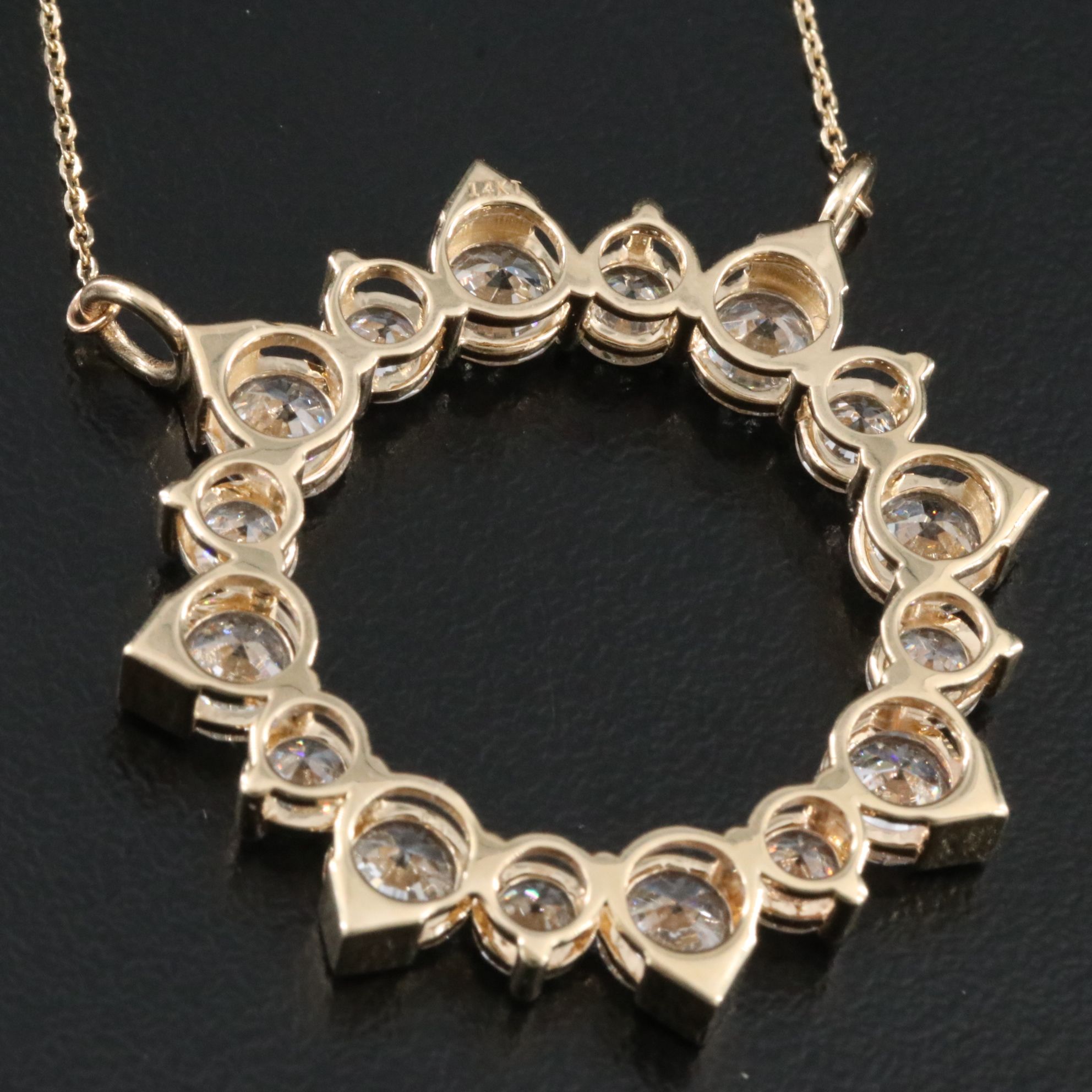 14K 5.90 CTW Lab Grown Diamond Necklace