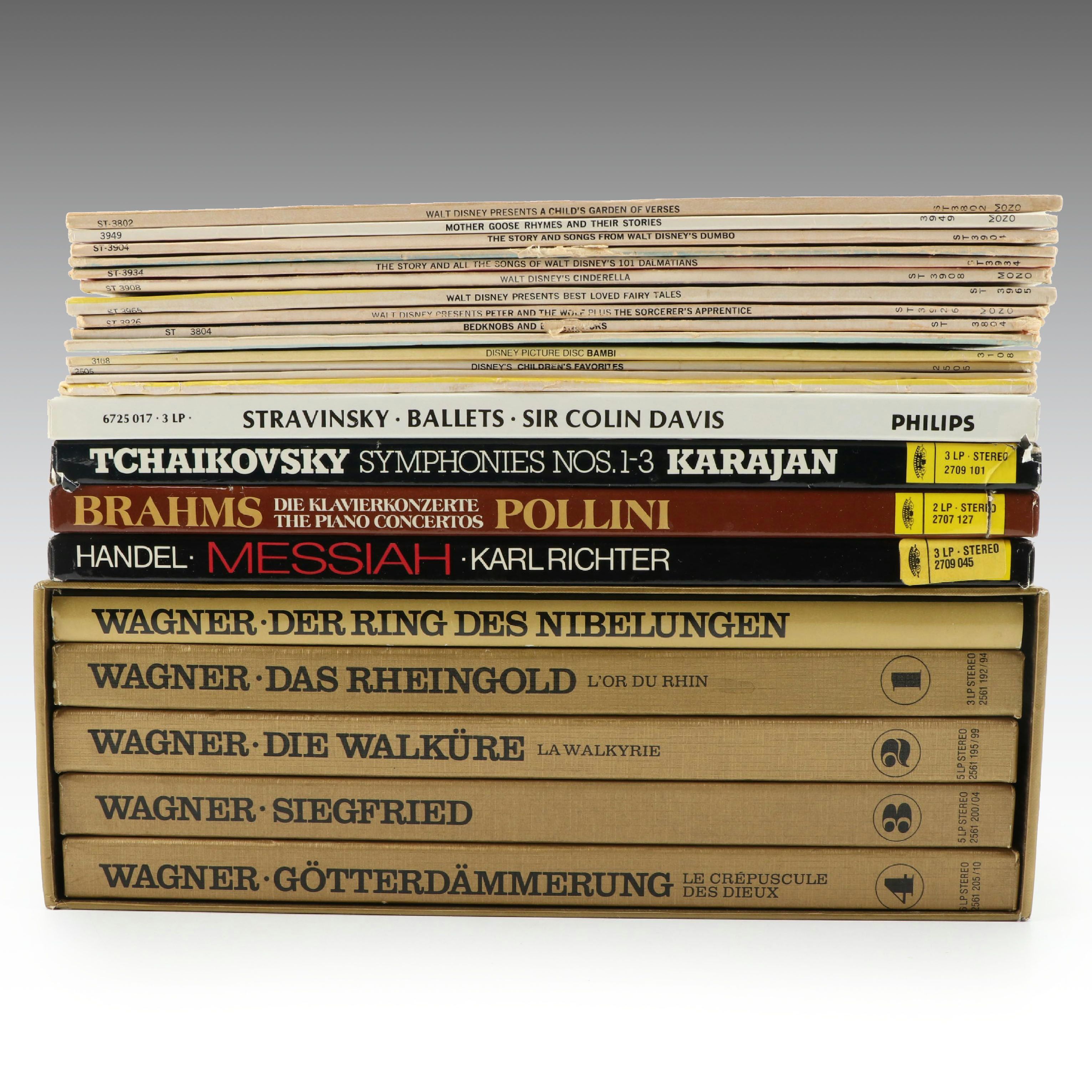 Wagner "Ring of the Nibelungen" Full Set, Classical & Walt Disney Vinyl Records