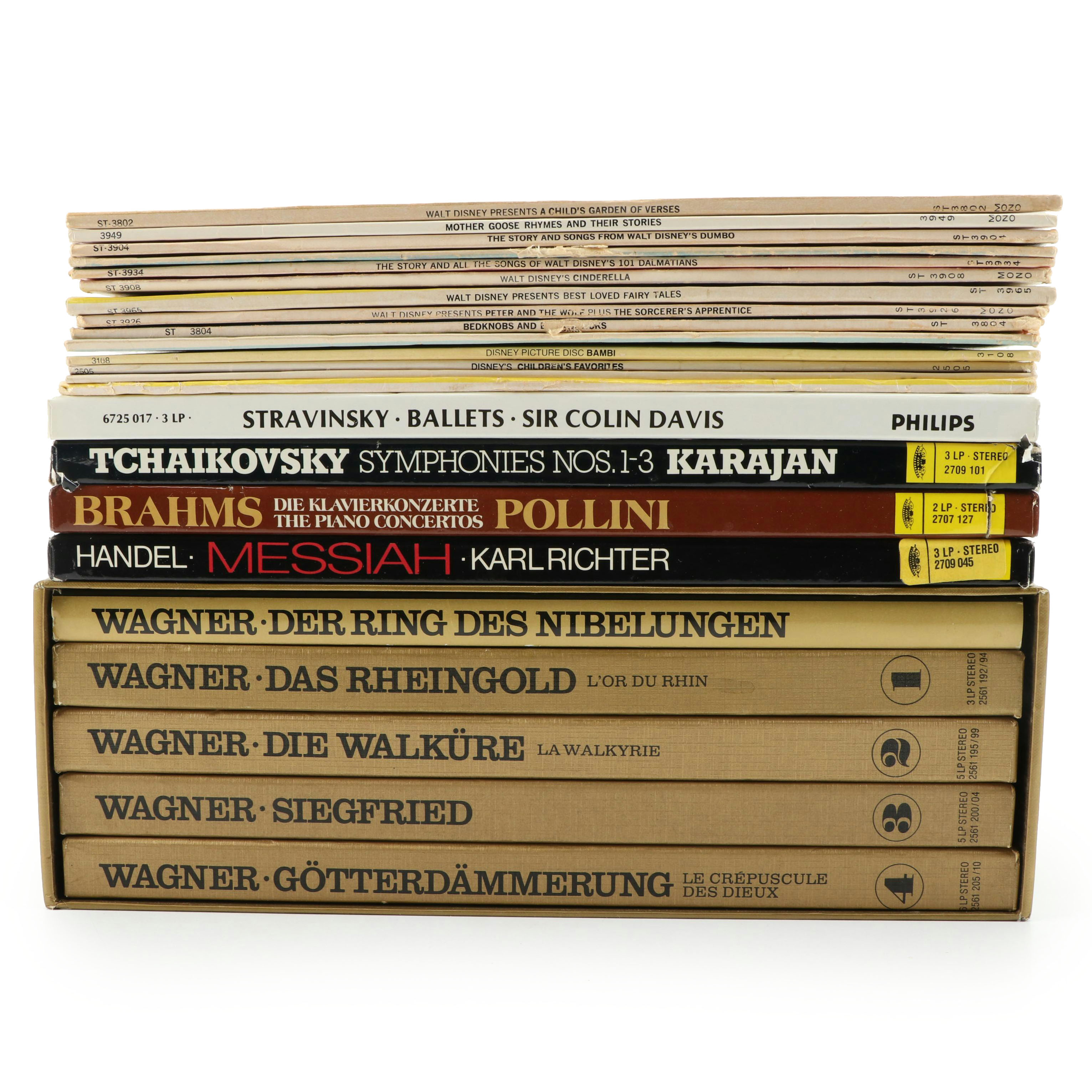 Wagner "Ring of the Nibelungen" Full Set, Classical & Walt Disney Vinyl Records