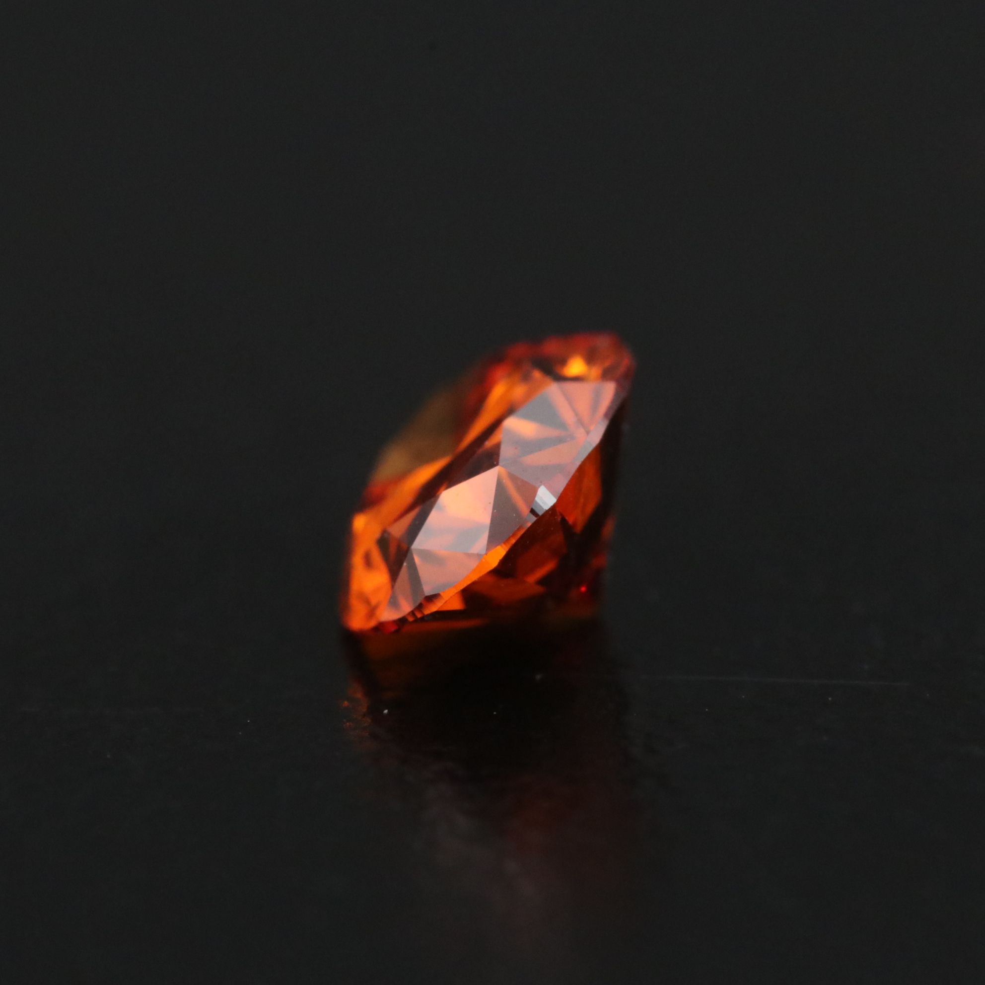 Loose 1.09 CT Lab Grown Fancy Orange Diamond with IGI Report