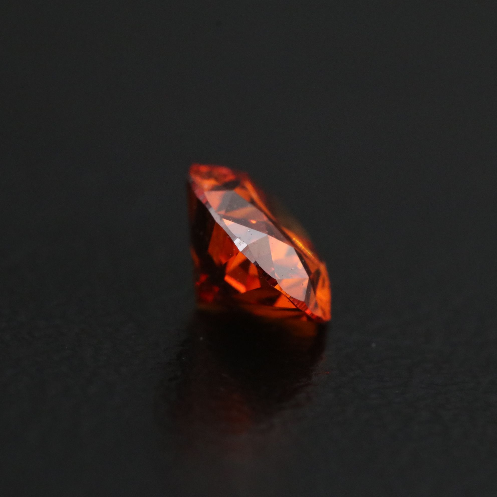 Loose 1.09 CT Lab Grown Fancy Orange Diamond with IGI Report