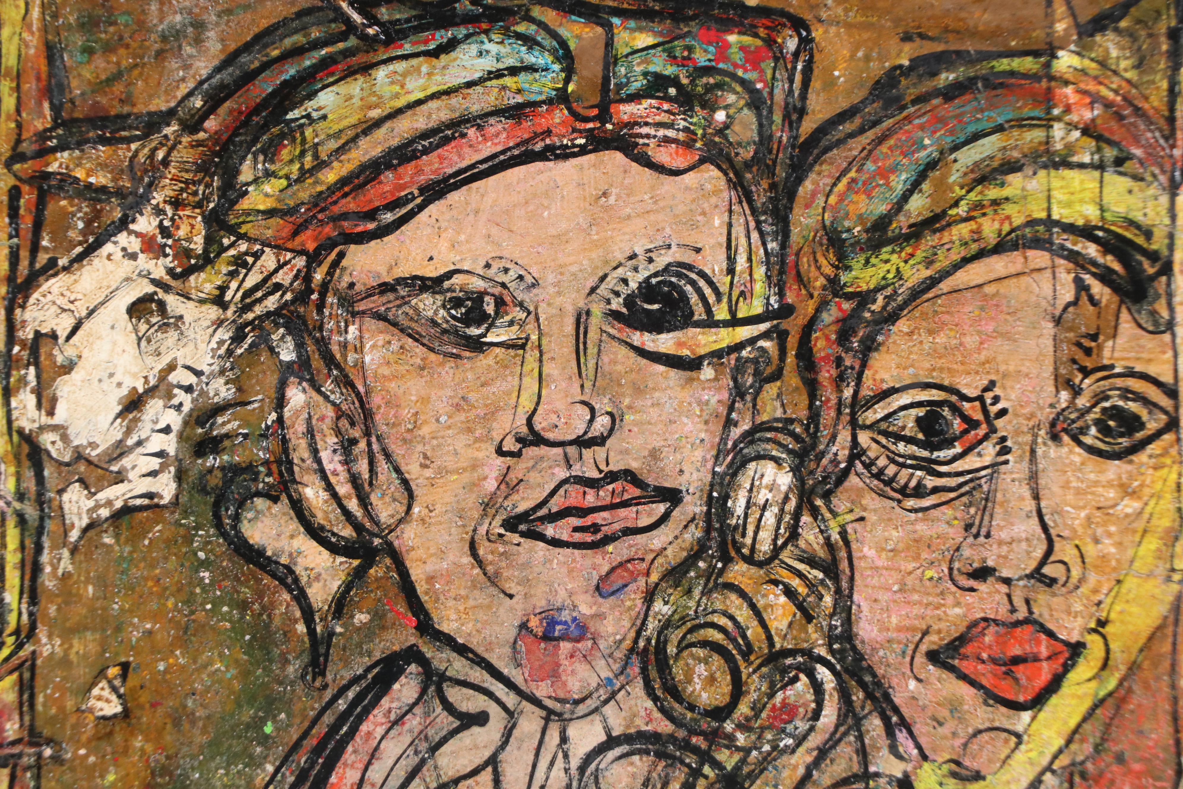 Alexander Gore Stylized Oil Painting "Hard Relationship," 2009