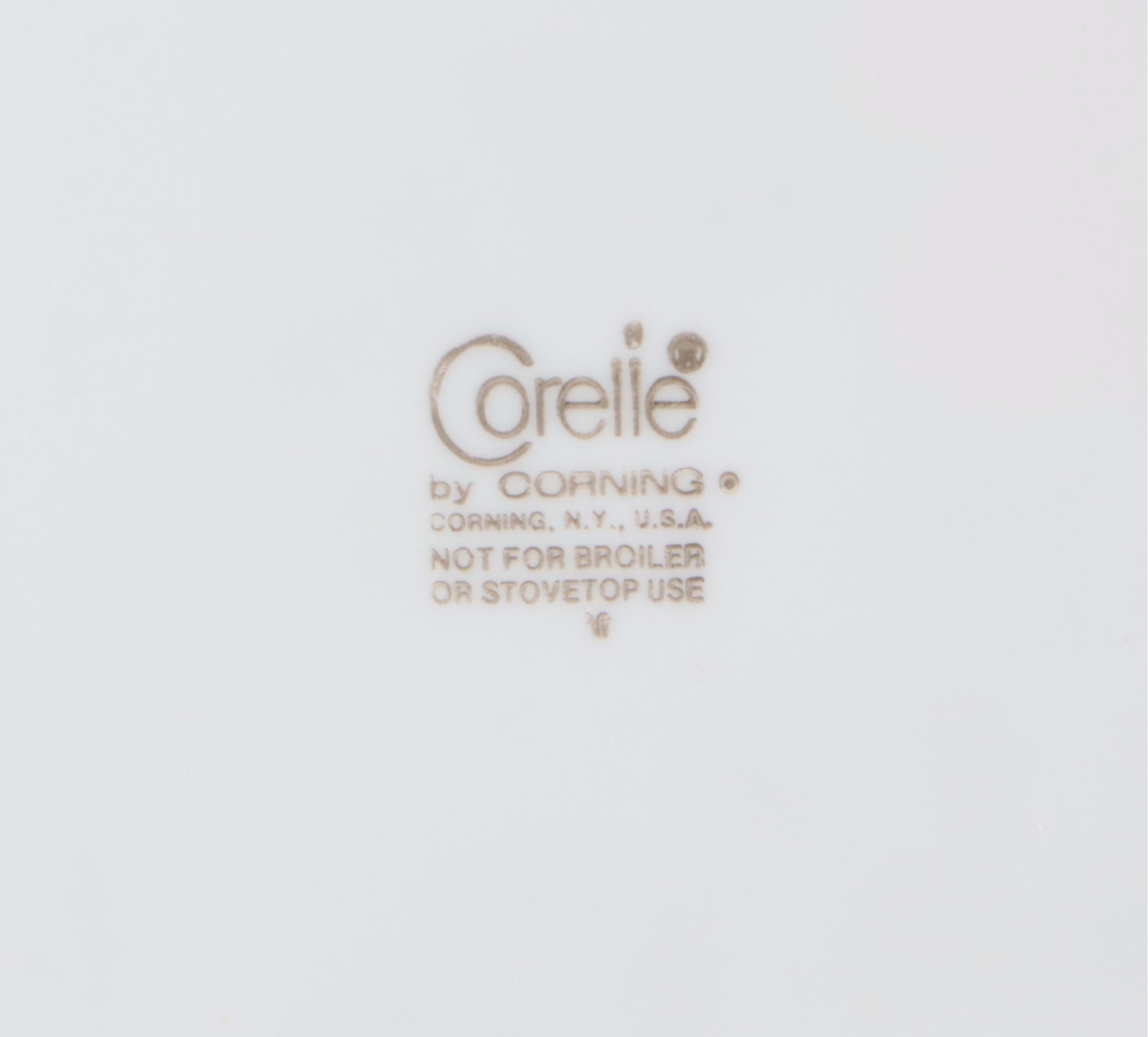 Corning Ware Glass Bakeware and Corelle Glass Tableware