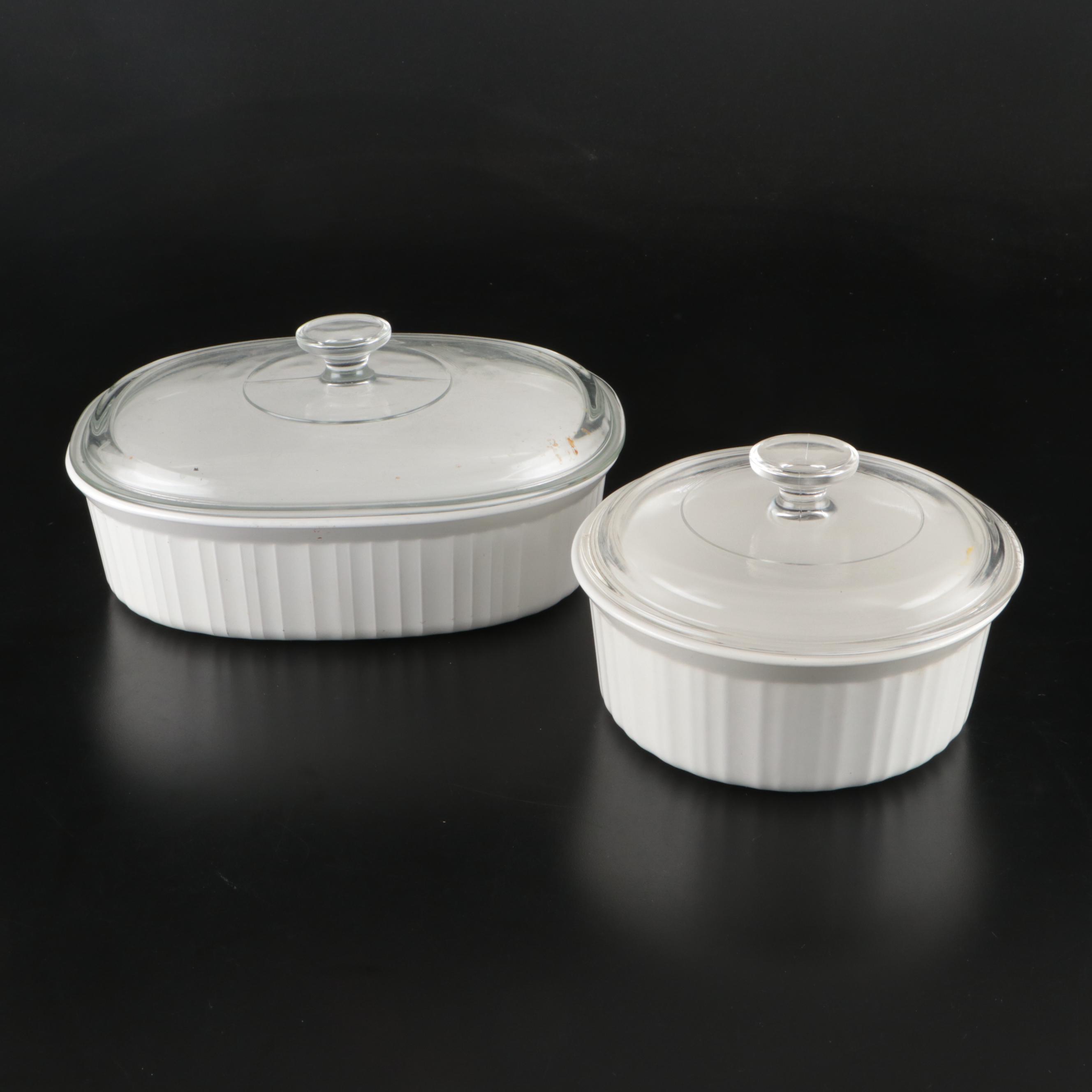 Corning Ware Glass Bakeware and Corelle Glass Tableware