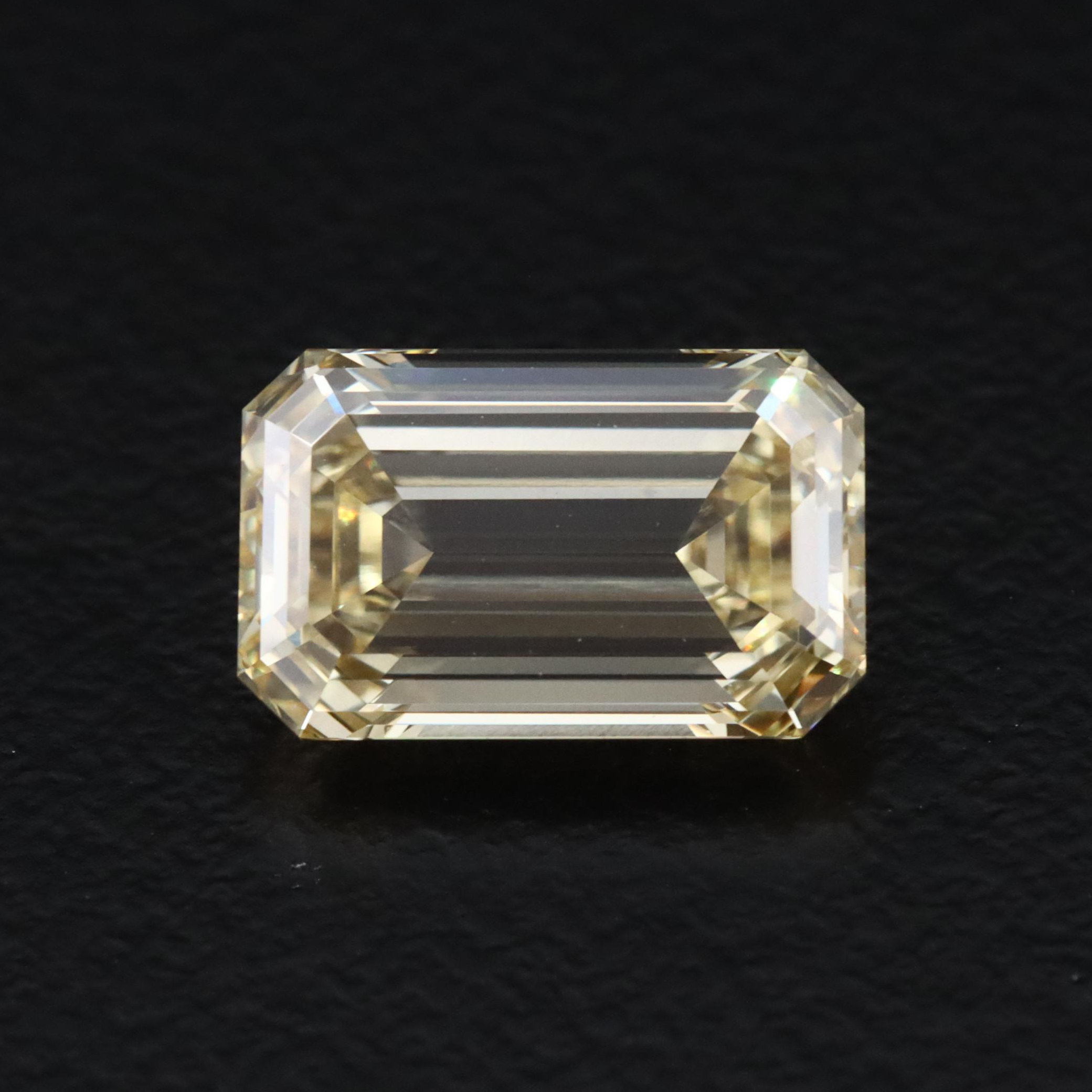 Loose 2.13 CT Lab Grown Fancy Yellow Diamond with IGI Report