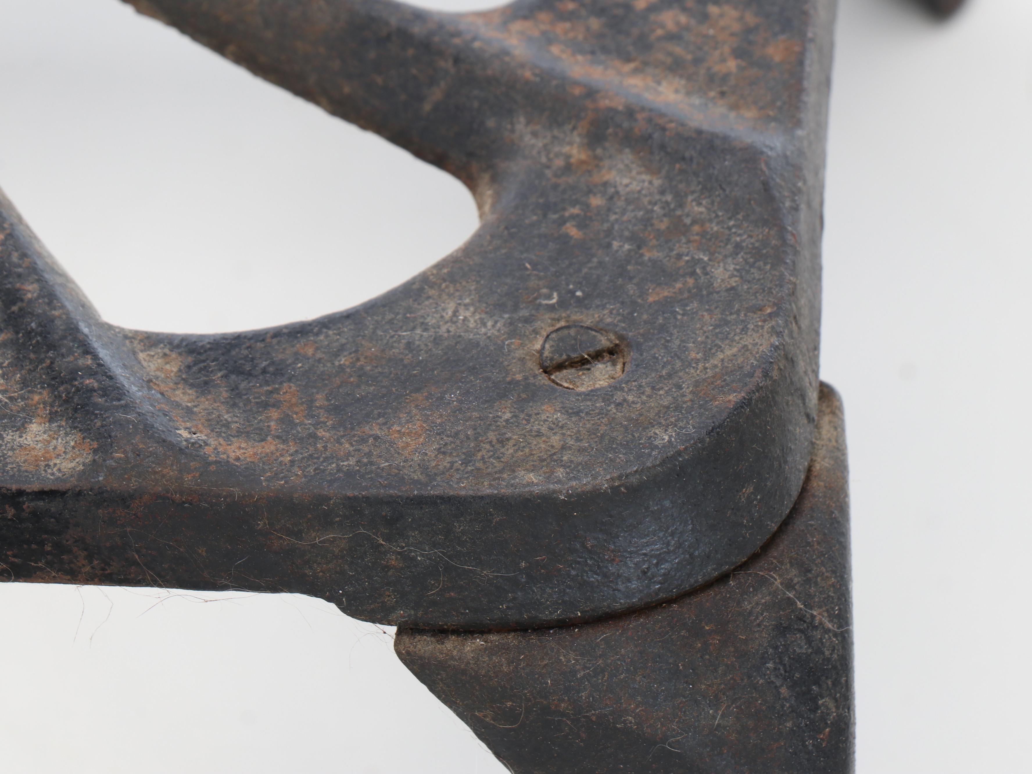 La Cotta Italian Stovetop Roaster with Antique Cast Iron Double Burner Stove