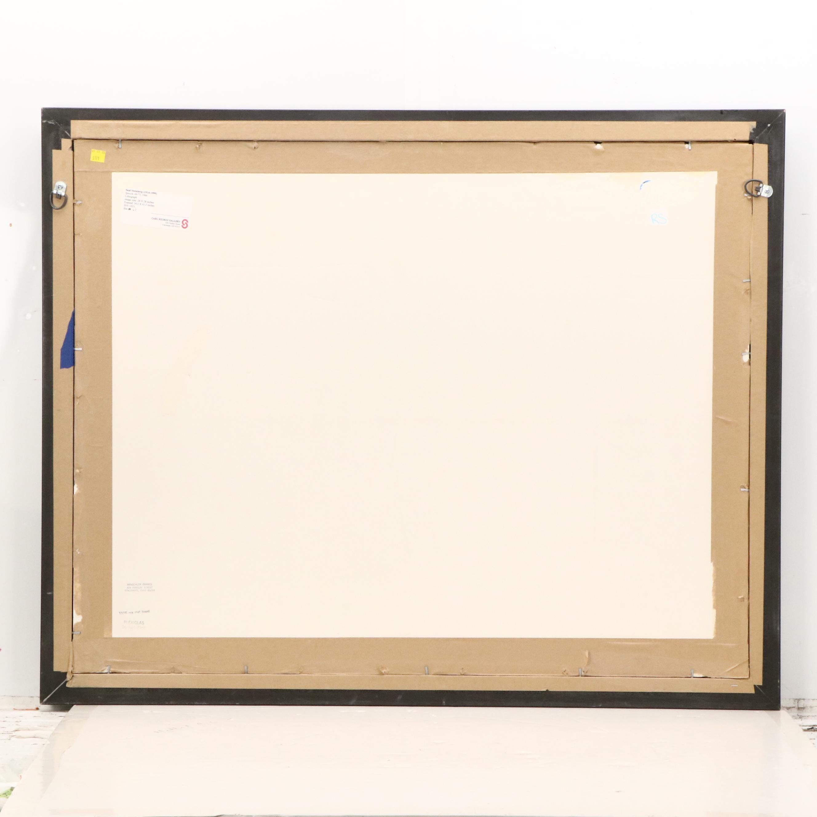 Saul Steinberg Lithograph "Speech," 1966