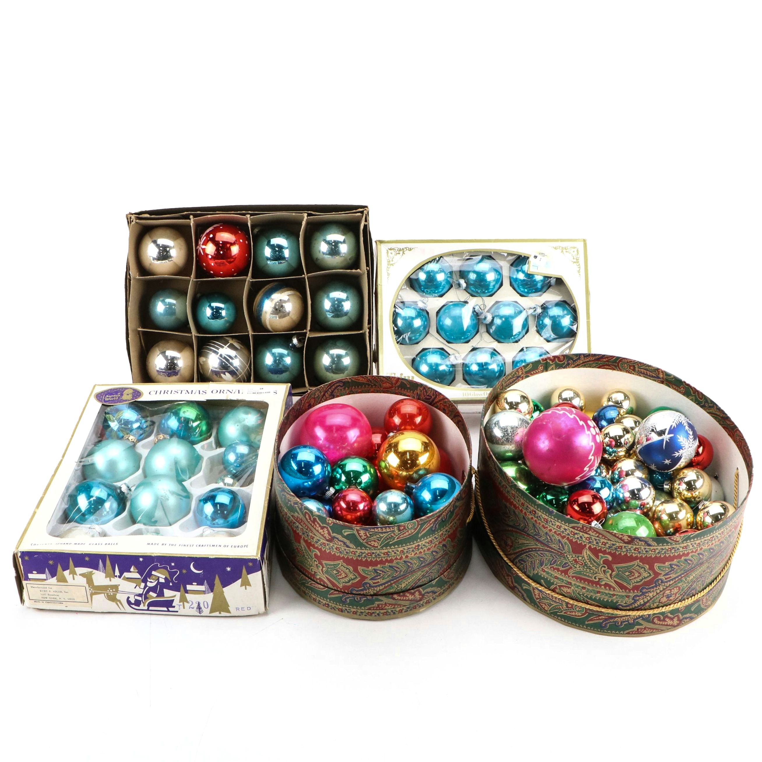 Shiny Brite, Trim Tyme, and More Vintage Glass Christmas Ornaments