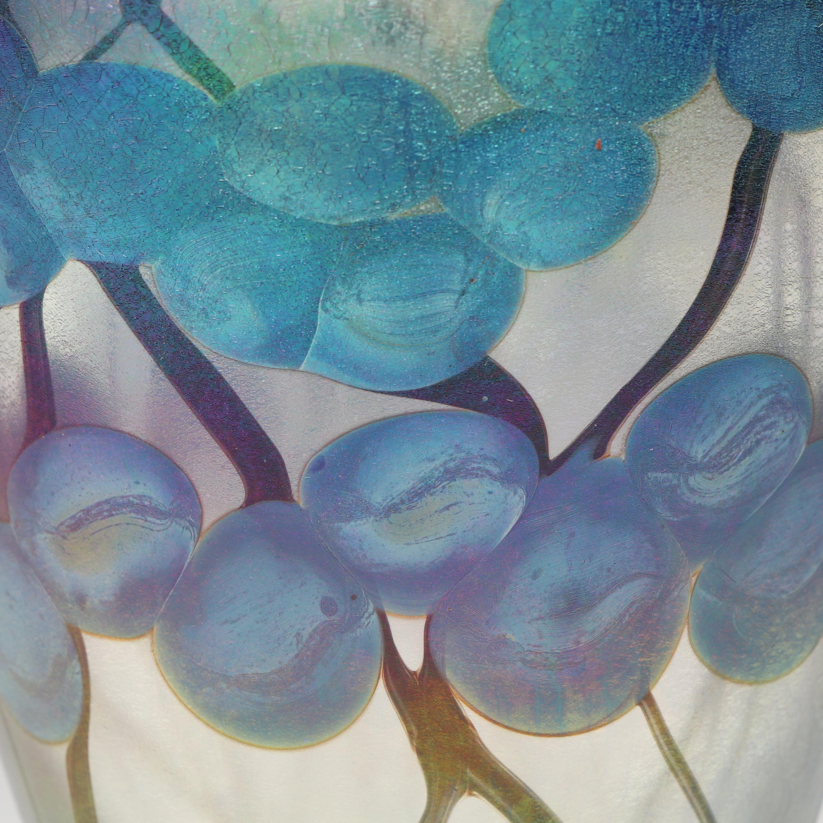 Nick Delmatto Art Glass Vase, 1995