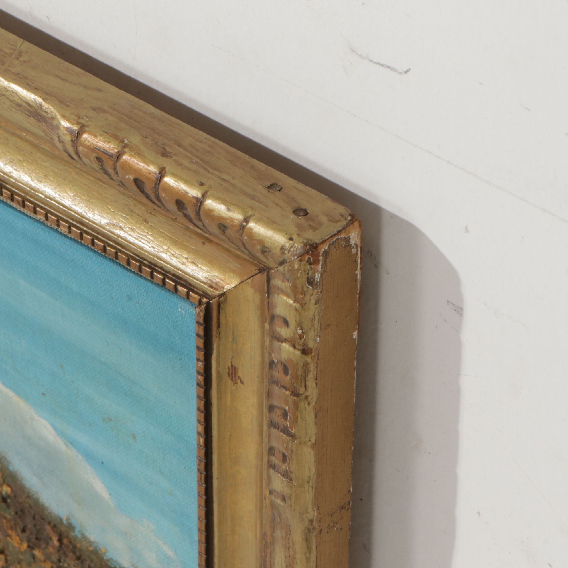 Julie Sowko River Landscape with Boat Dock, Mid to Late 20th Century