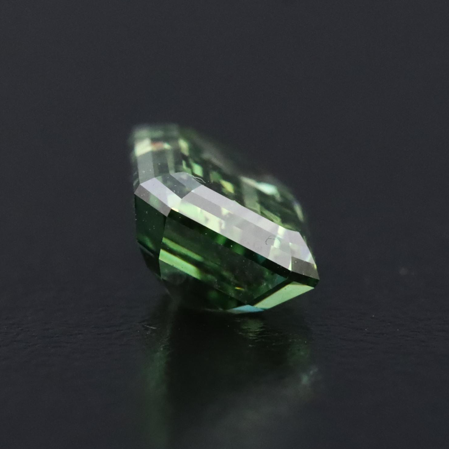 Loose 2.01 CT Lab Grown Fancy Green Diamond with IGI Report