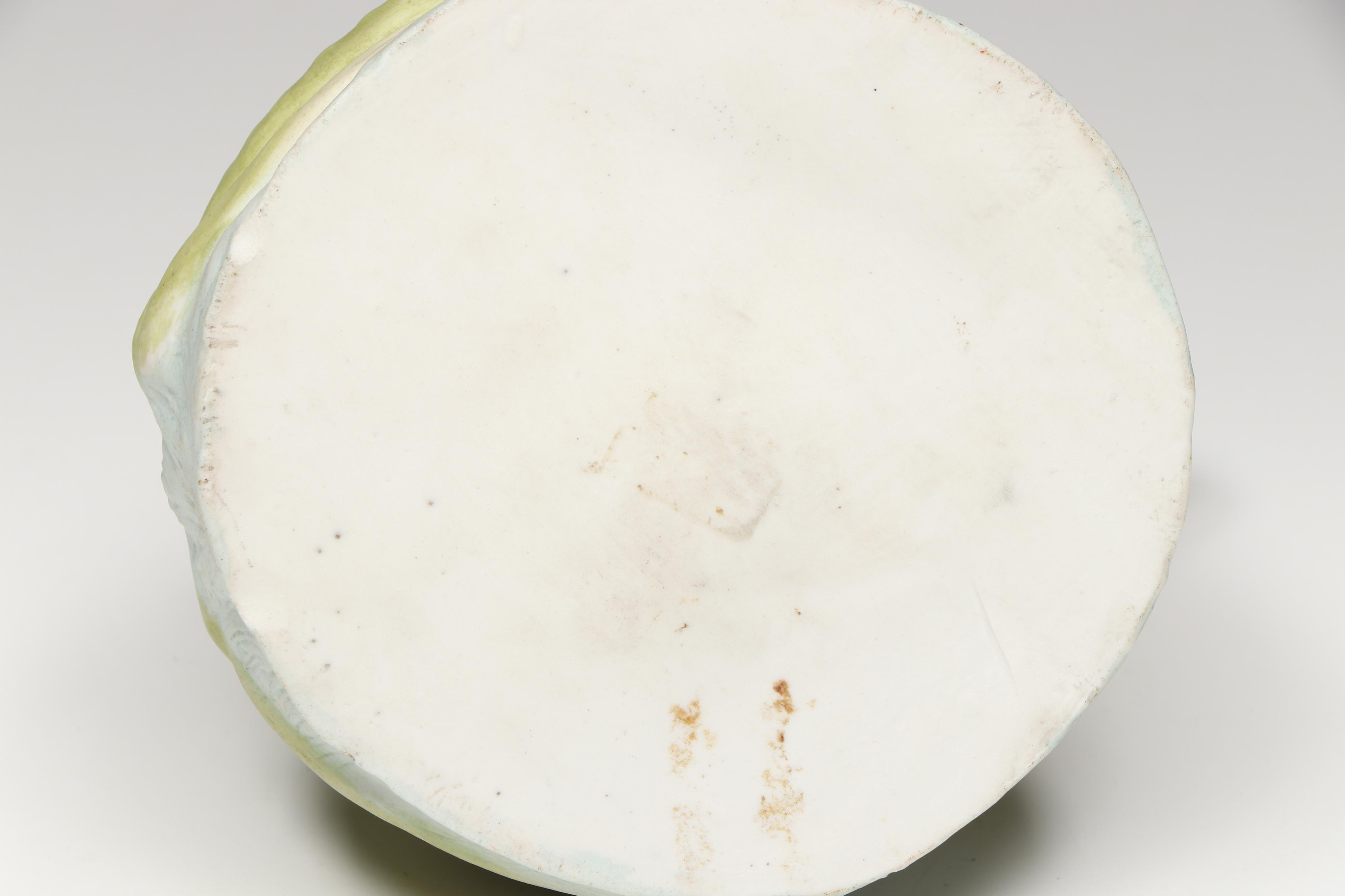 Fenton Hand-Painted Glass Fairy Lamp, Glass Bowl, and Ceramic Frog Planter