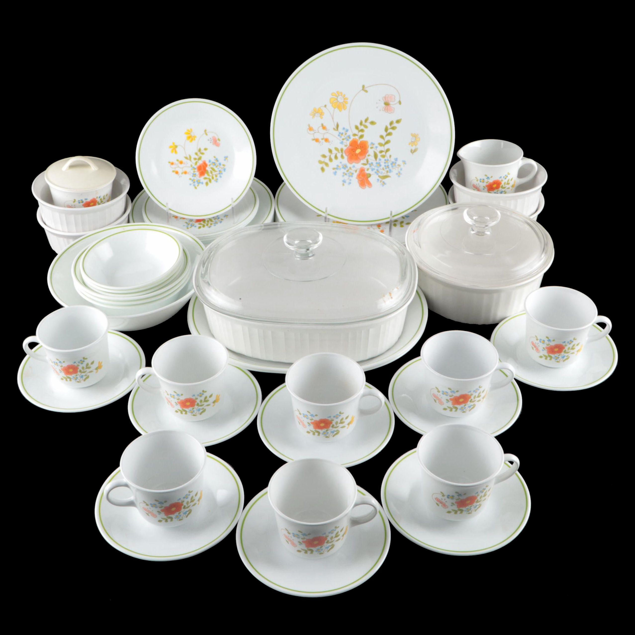 Corning Ware Glass Bakeware and Corelle Glass Tableware