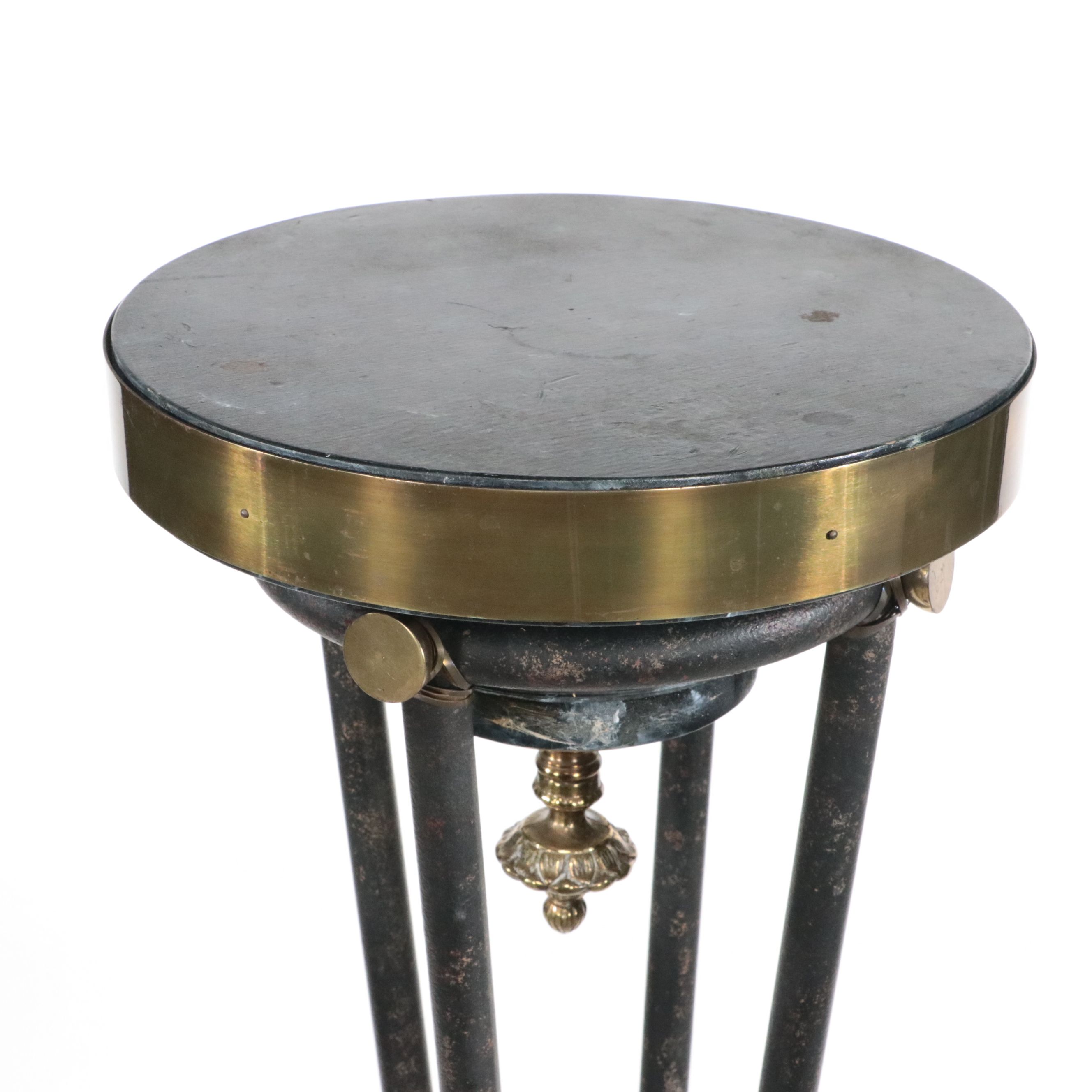 Pair of Directoire Style Metal Plant Stands after Maitland-Smith