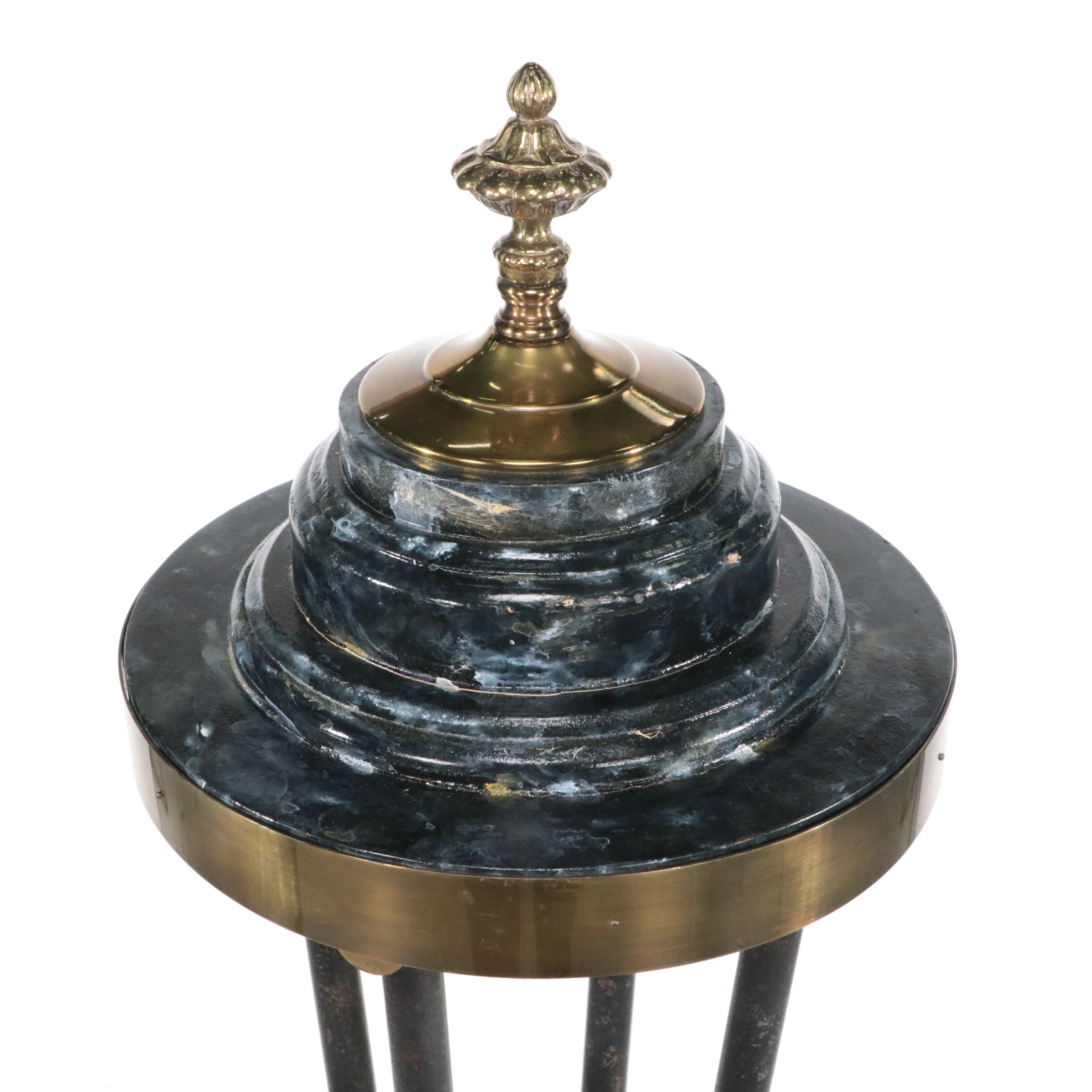 Pair of Directoire Style Metal Plant Stands after Maitland-Smith