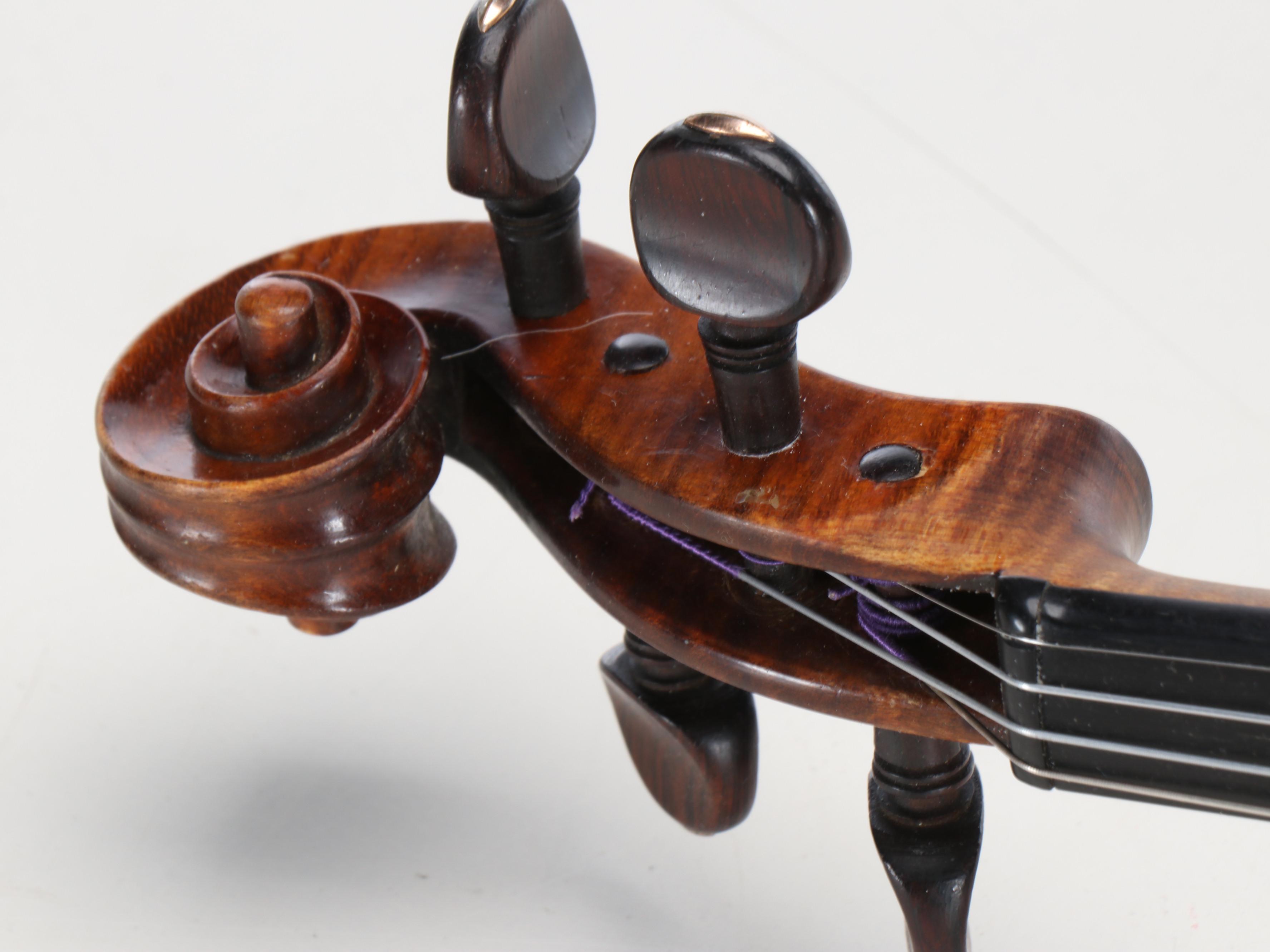 Lucien André Ragot French 4/4 Violin with Bows and Case, Mid-20th Century