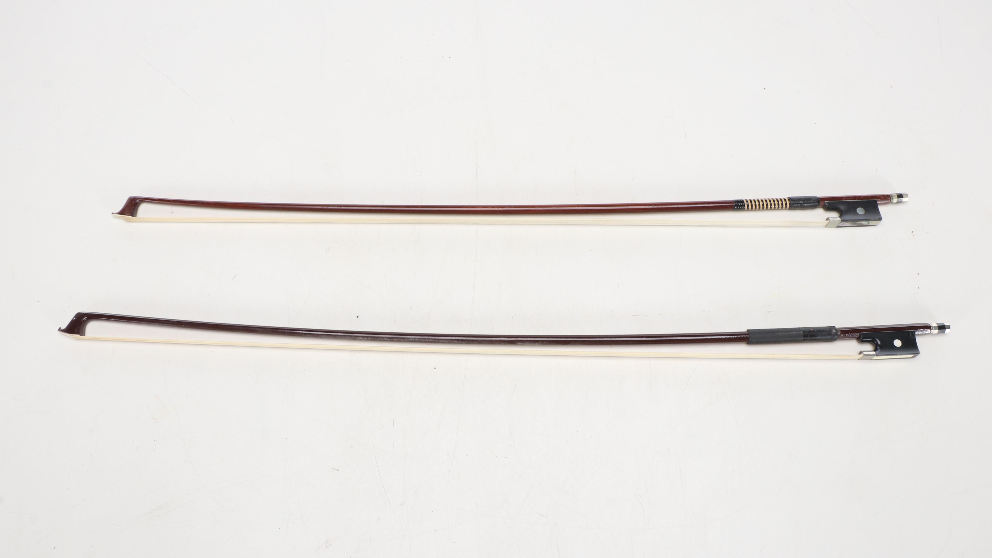 Lucien André Ragot French 4/4 Violin with Bows and Case, Mid-20th Century