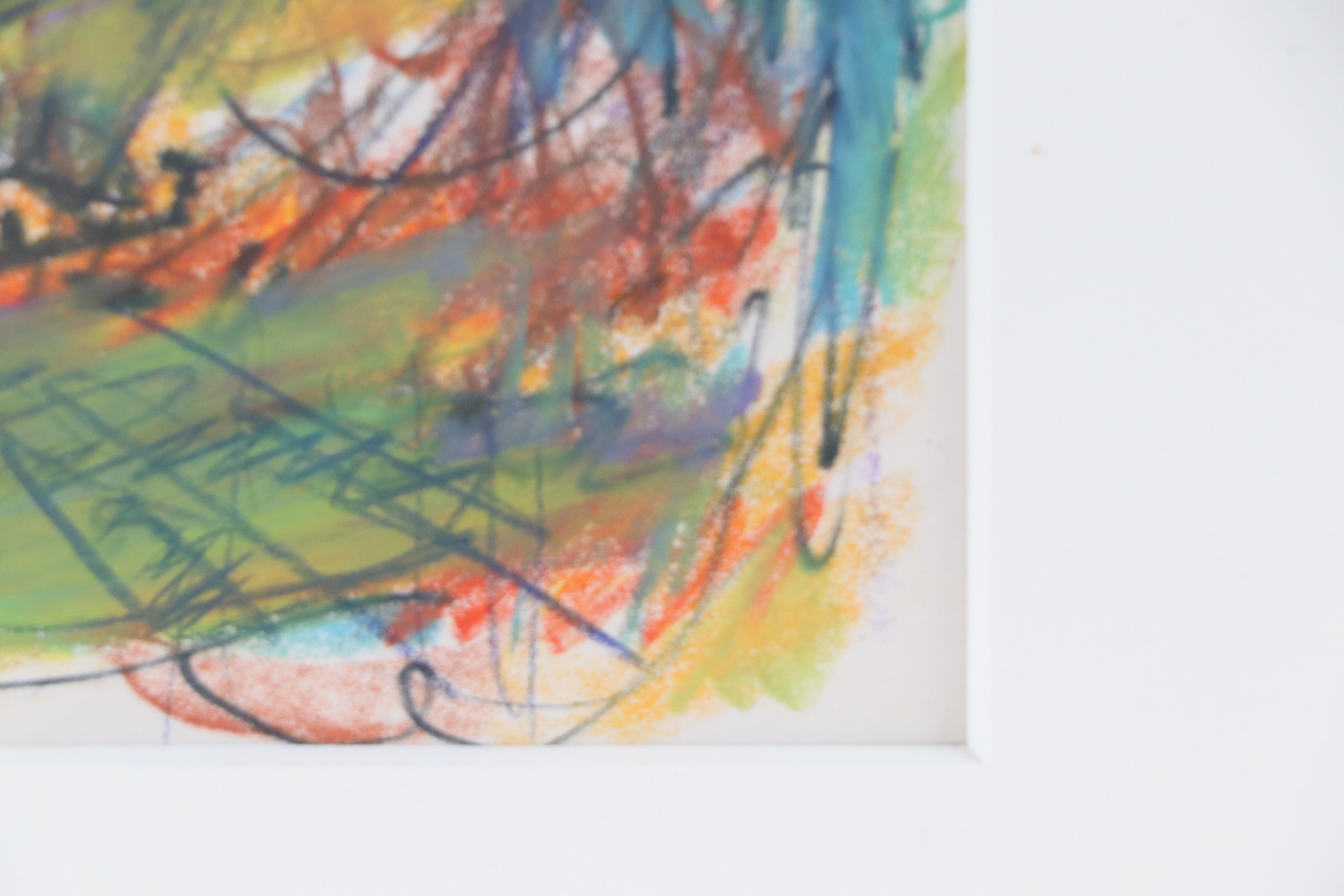 Paul Chidlaw Modern Landscape Drawing, Mid to Late 20th Century