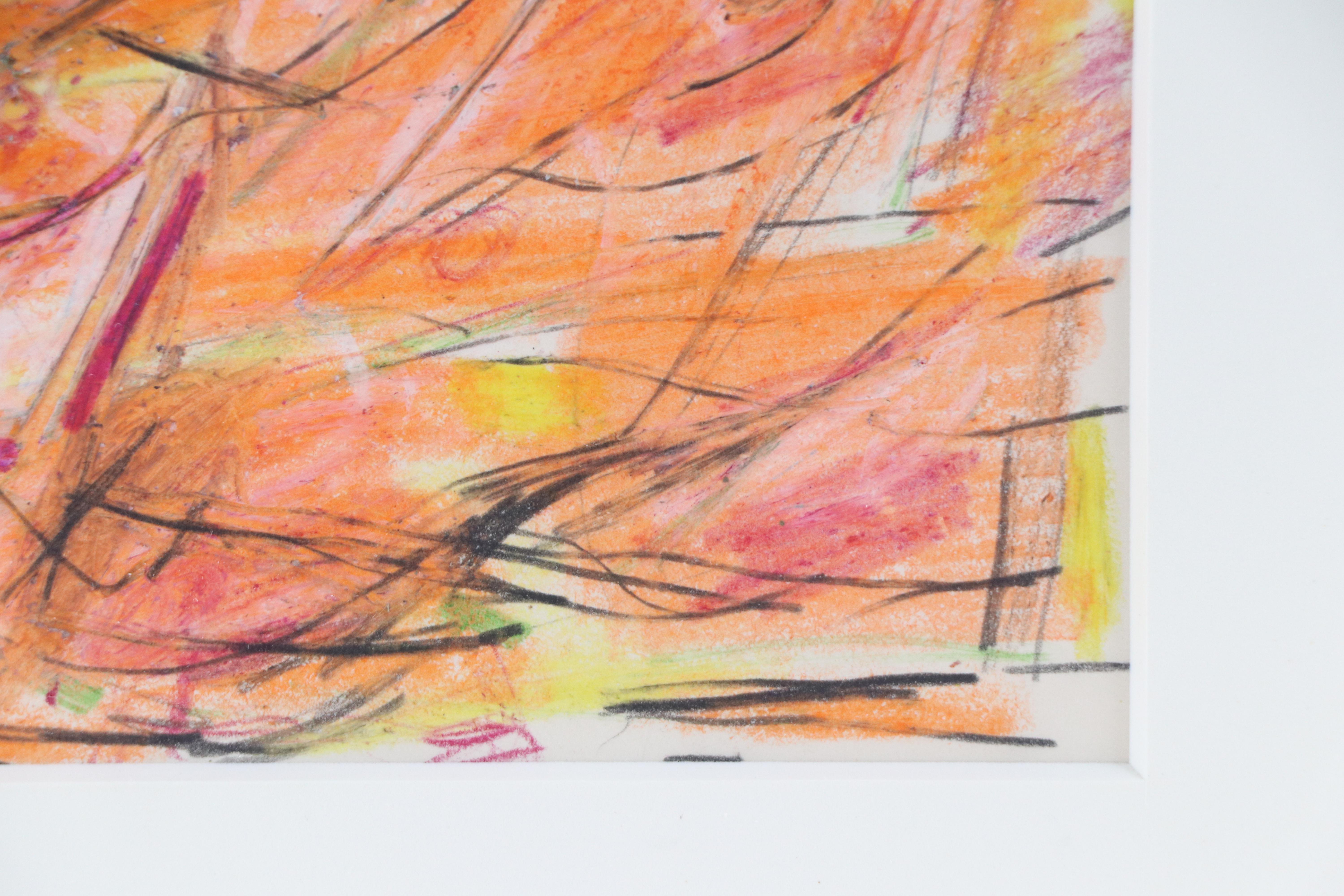 Paul Chidlaw Abstract Modern Drawing, Mid to Late 20th Century