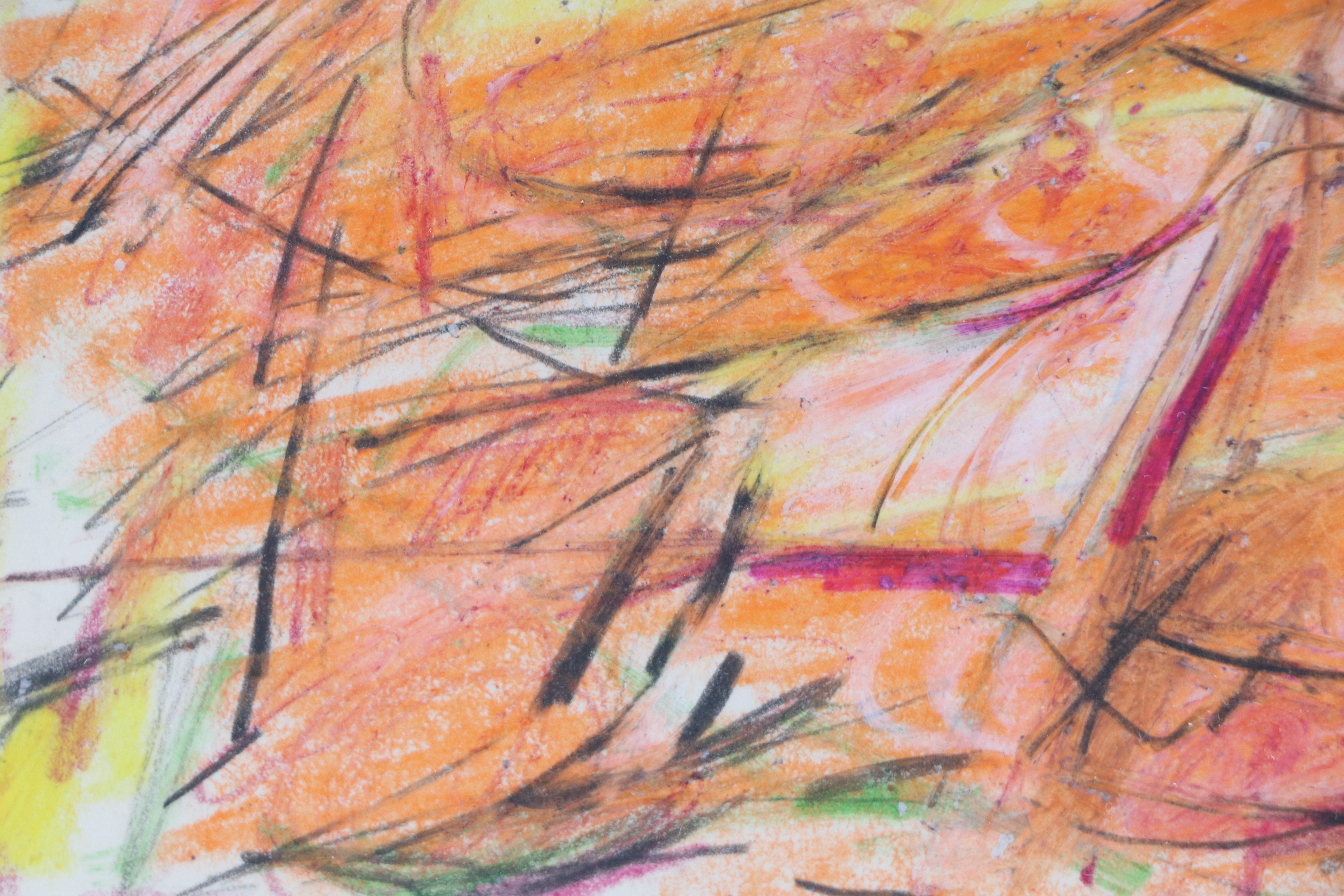 Paul Chidlaw Abstract Modern Drawing, Mid to Late 20th Century